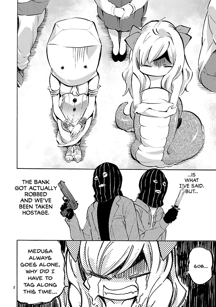 Jashin-chan Dropkick Chapter 71 page 2 - Chapter 71: Jashin-chan, Bank Robber
