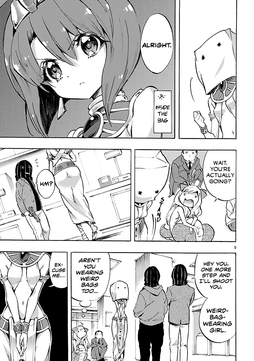 Jashin-chan Dropkick Chapter 71 page 5 - Chapter 71: Jashin-chan, Bank Robber