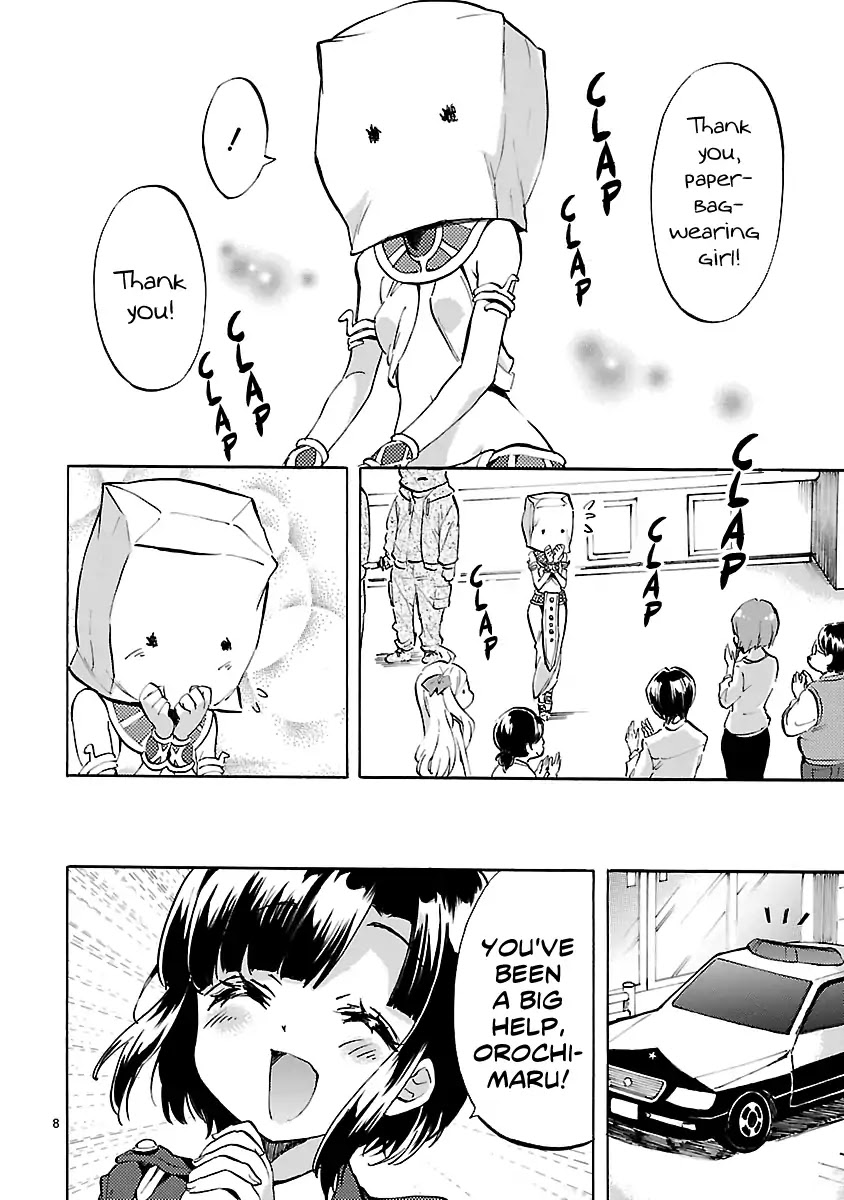 Jashin-chan Dropkick Chapter 71 page 8 - Chapter 71: Jashin-chan, Bank Robber