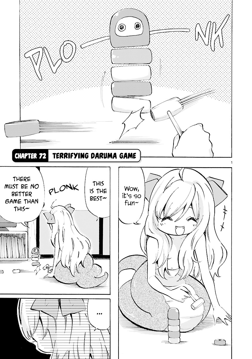Jashin-chan Dropkick Chapter 72 page 1 - Chapter 72: Terrifying Daruma Game