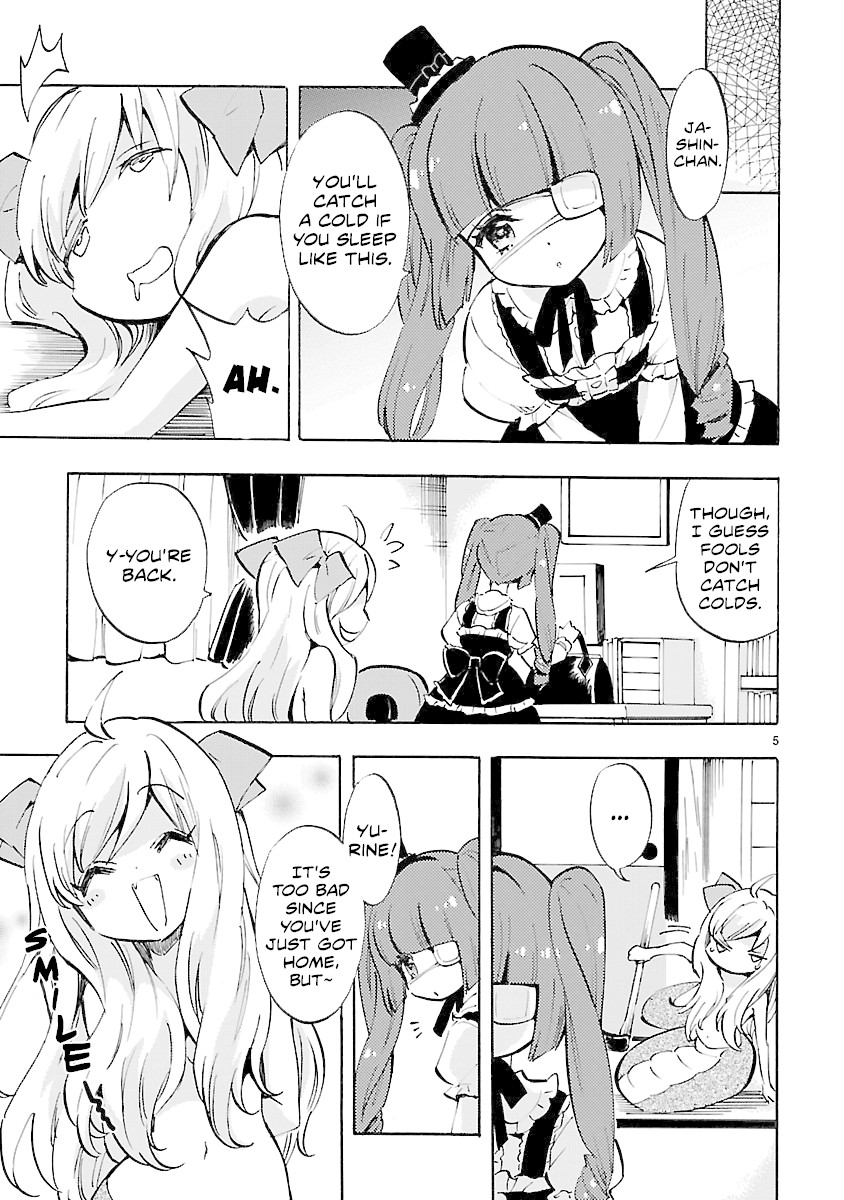 Jashin-chan Dropkick Chapter 72 page 5 - Chapter 72: Terrifying Daruma Game