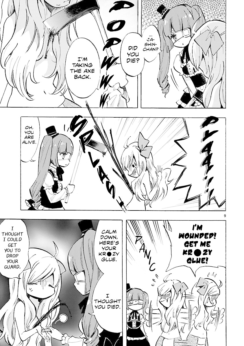 Jashin-chan Dropkick Chapter 72 page 9 - Chapter 72: Terrifying Daruma Game