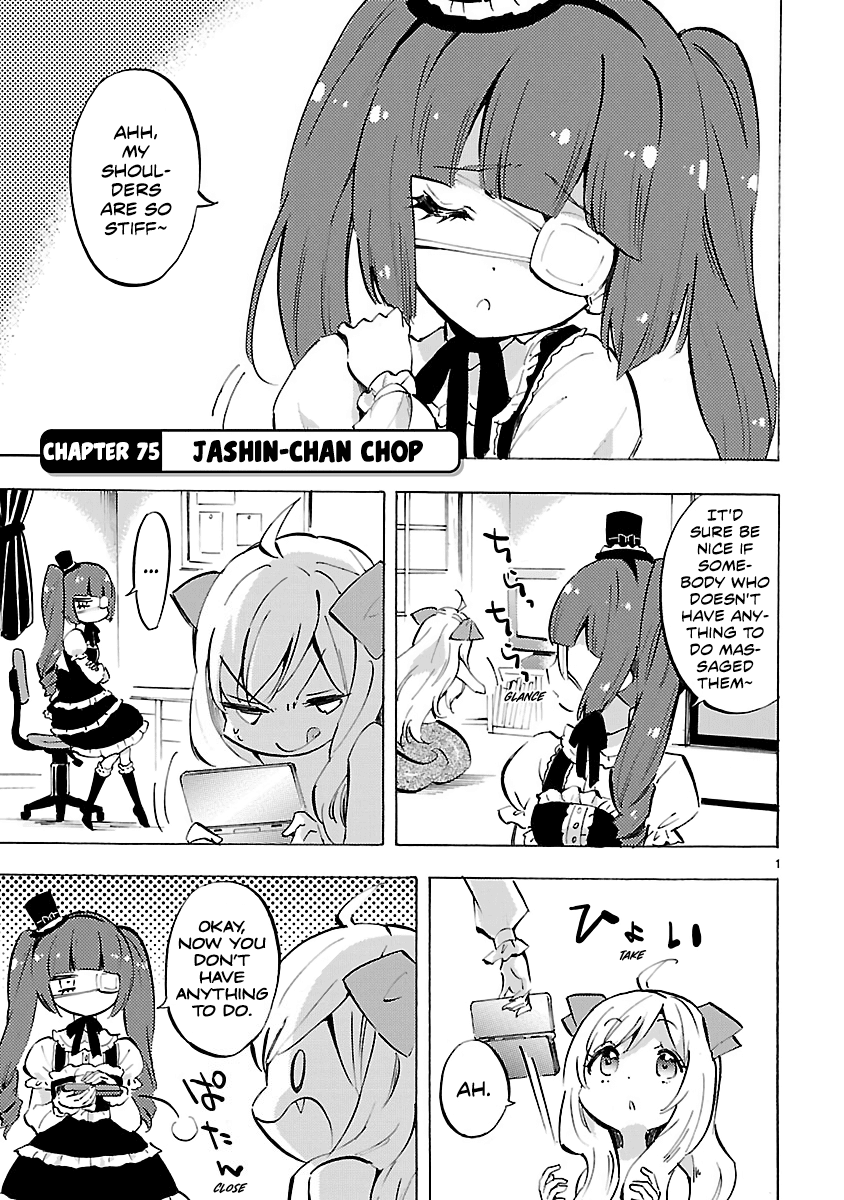 Jashin-chan Dropkick Chapter 75 page 1 - Chapter 75: Jashin-chan Chop
