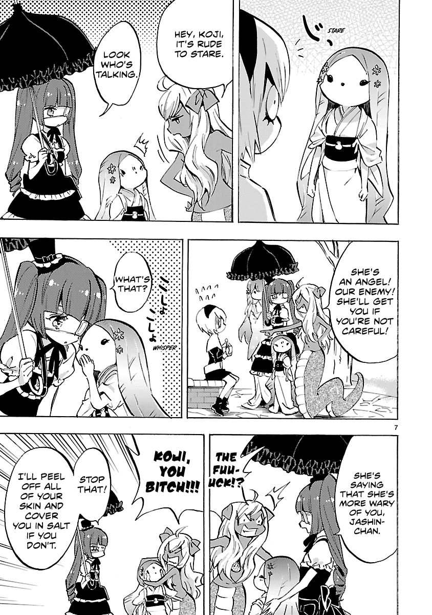 Jashin-chan Dropkick Chapter 76 page 7 - Chapter 76: Pekora and Shaved Ice