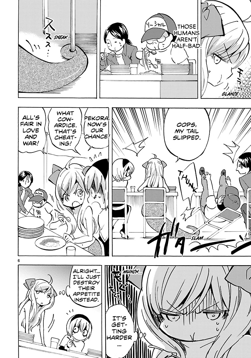 Jashin-chan Dropkick Chapter 79 page 6 - Chapter 79: Eating Competition