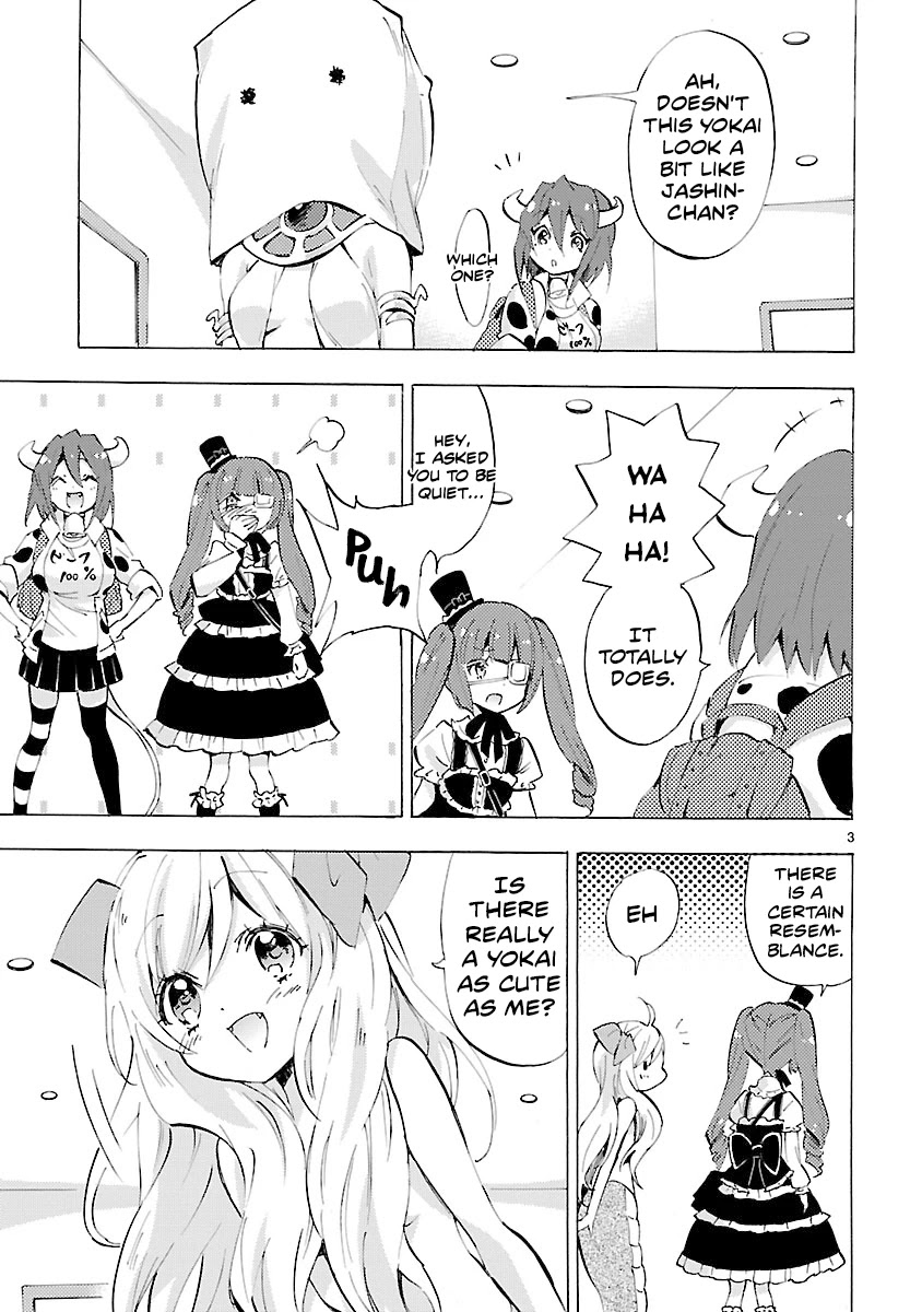 Jashin-chan Dropkick Chapter 82 page 3 - Chapter 82: At the Yokai Exhibit