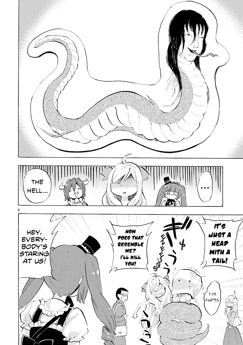 Jashin-chan Dropkick Chapter 82 page 4 - Chapter 82: At the Yokai Exhibit