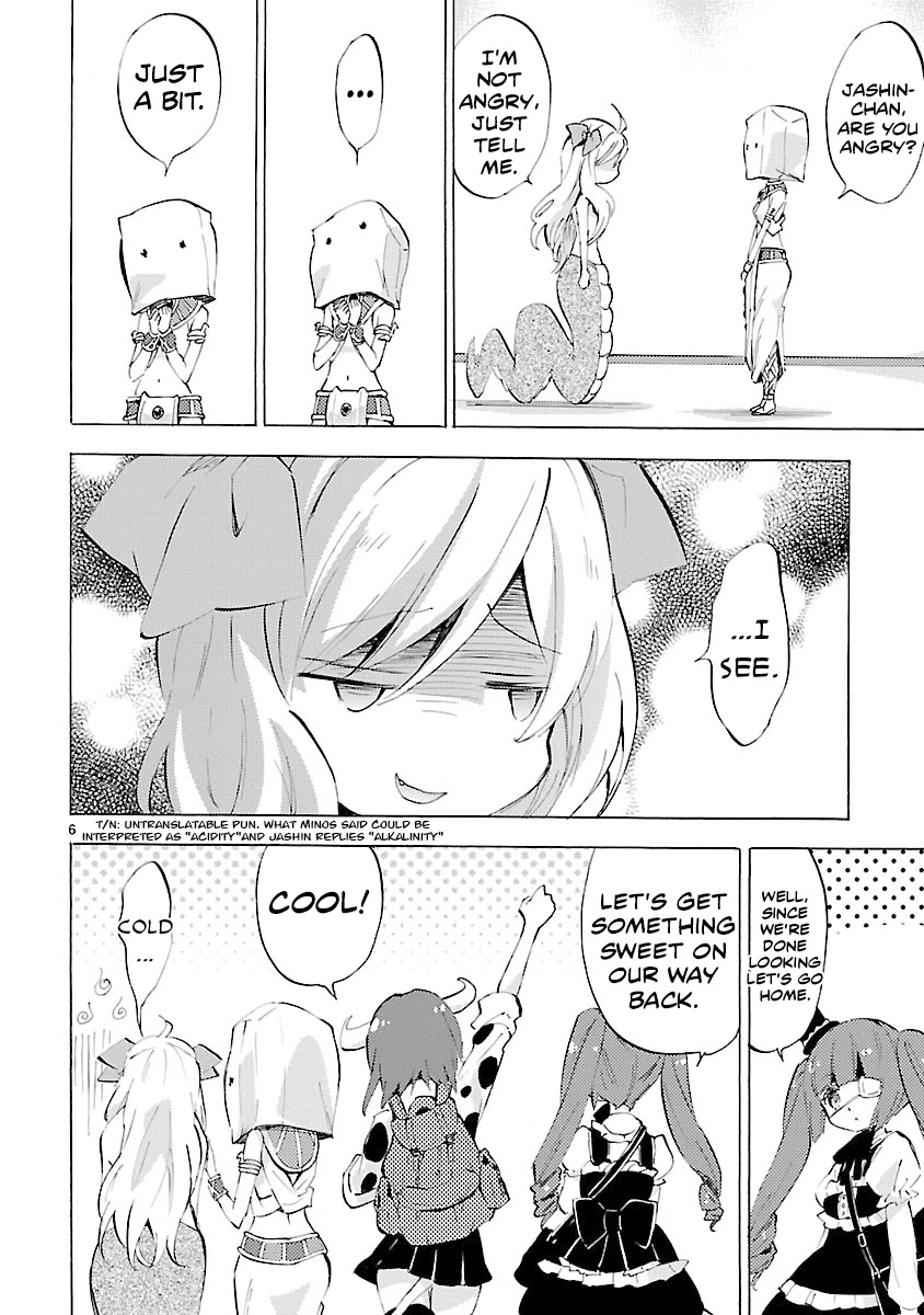 Jashin-chan Dropkick Chapter 82 page 6 - Chapter 82: At the Yokai Exhibit