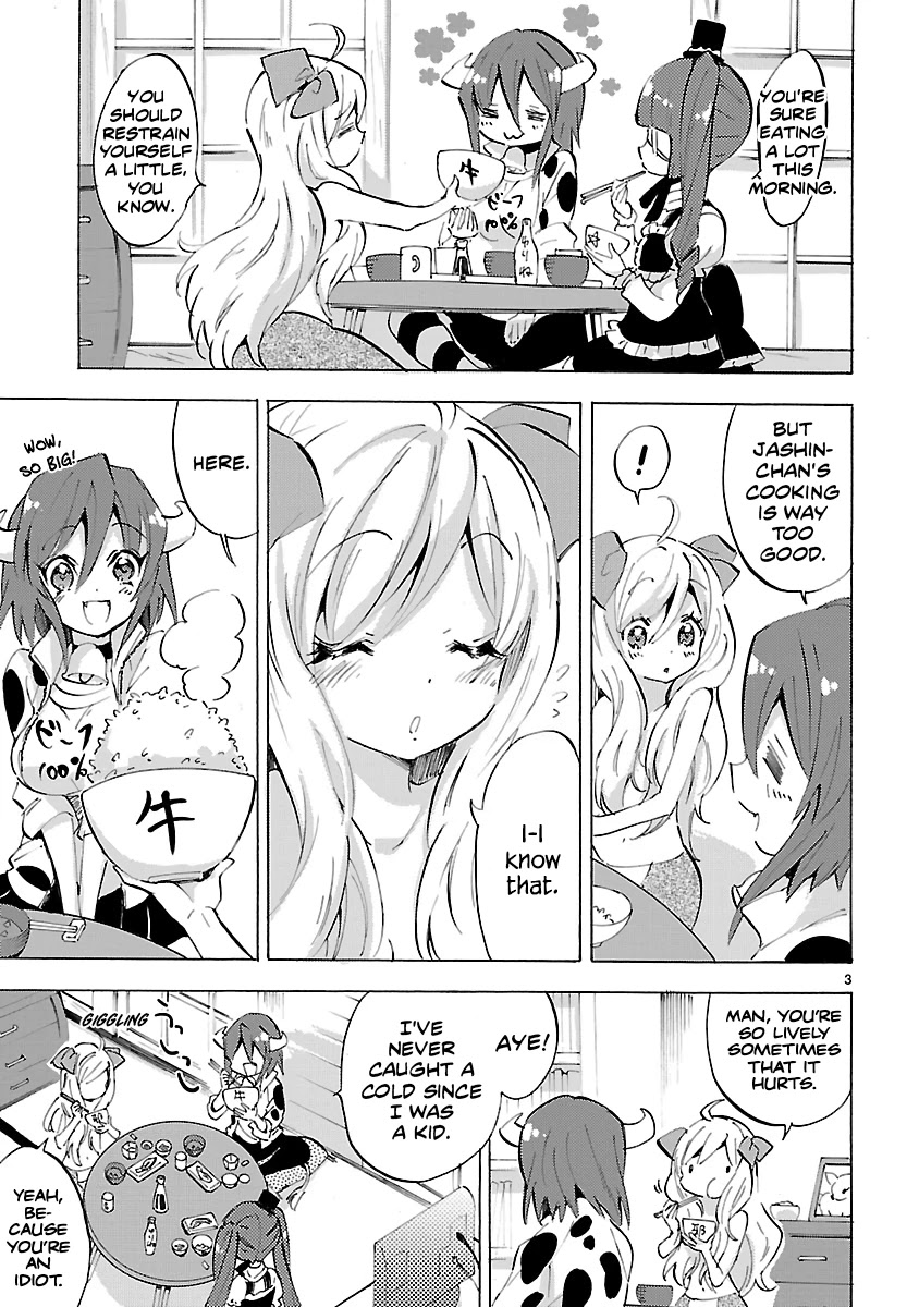 Jashin-chan Dropkick Chapter 83 page 3 - Chapter 83: A Day in the Life of Minos