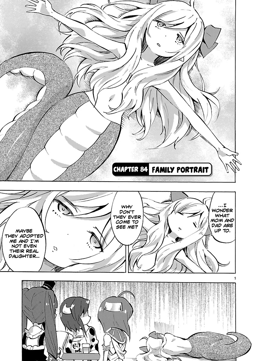 Jashin-chan Dropkick Chapter 84 page 1 - Chapter 84: Family Portrait