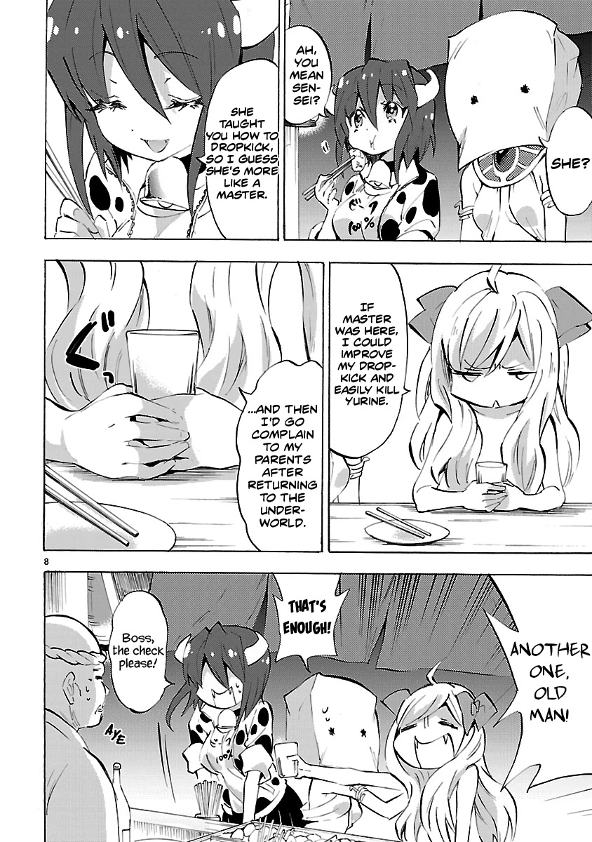 Jashin-chan Dropkick Chapter 84 page 8 - Chapter 84: Family Portrait