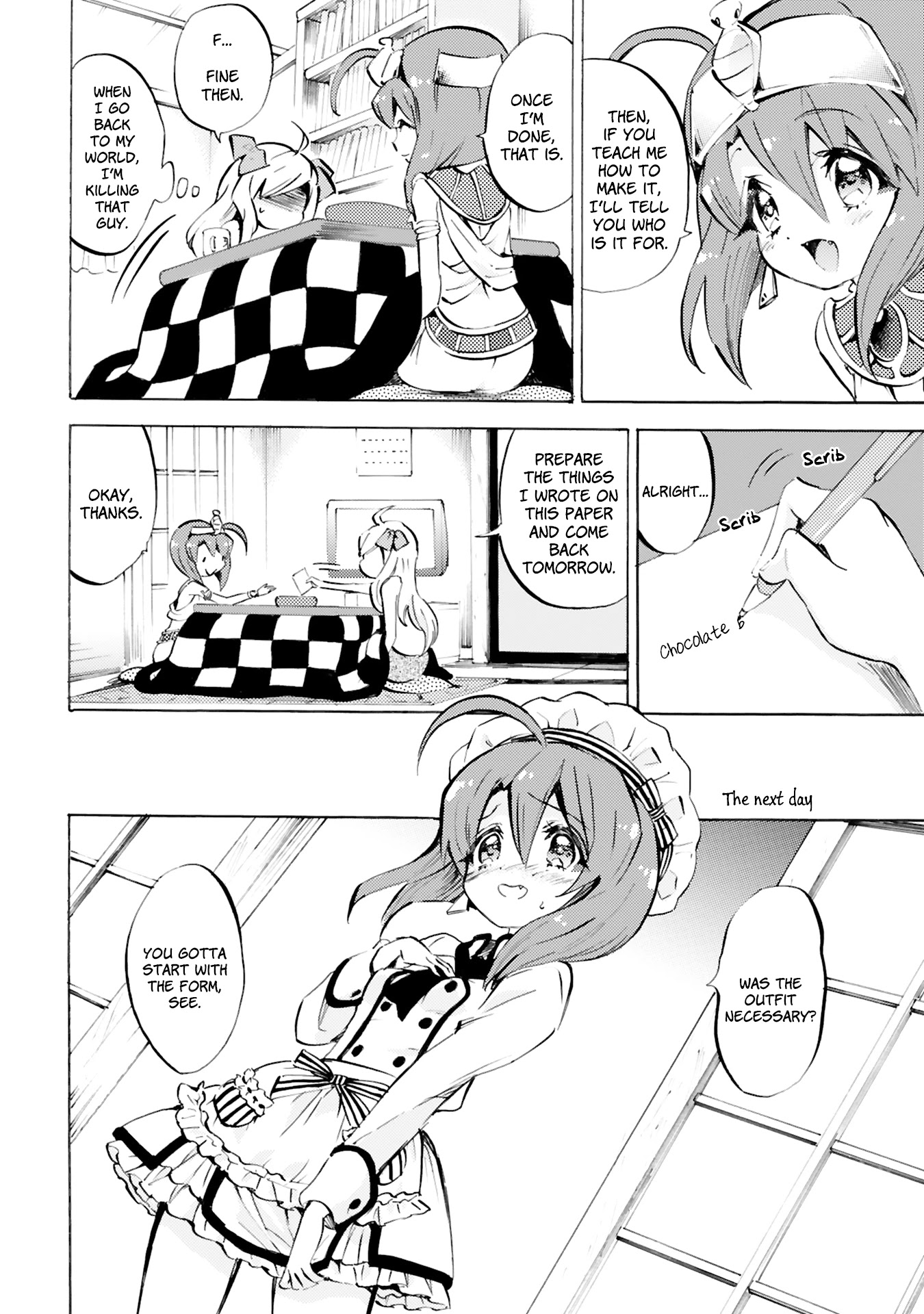 Jashin-chan Dropkick Chapter 89 page 4 - Chapter 89: St. Valentine's Day