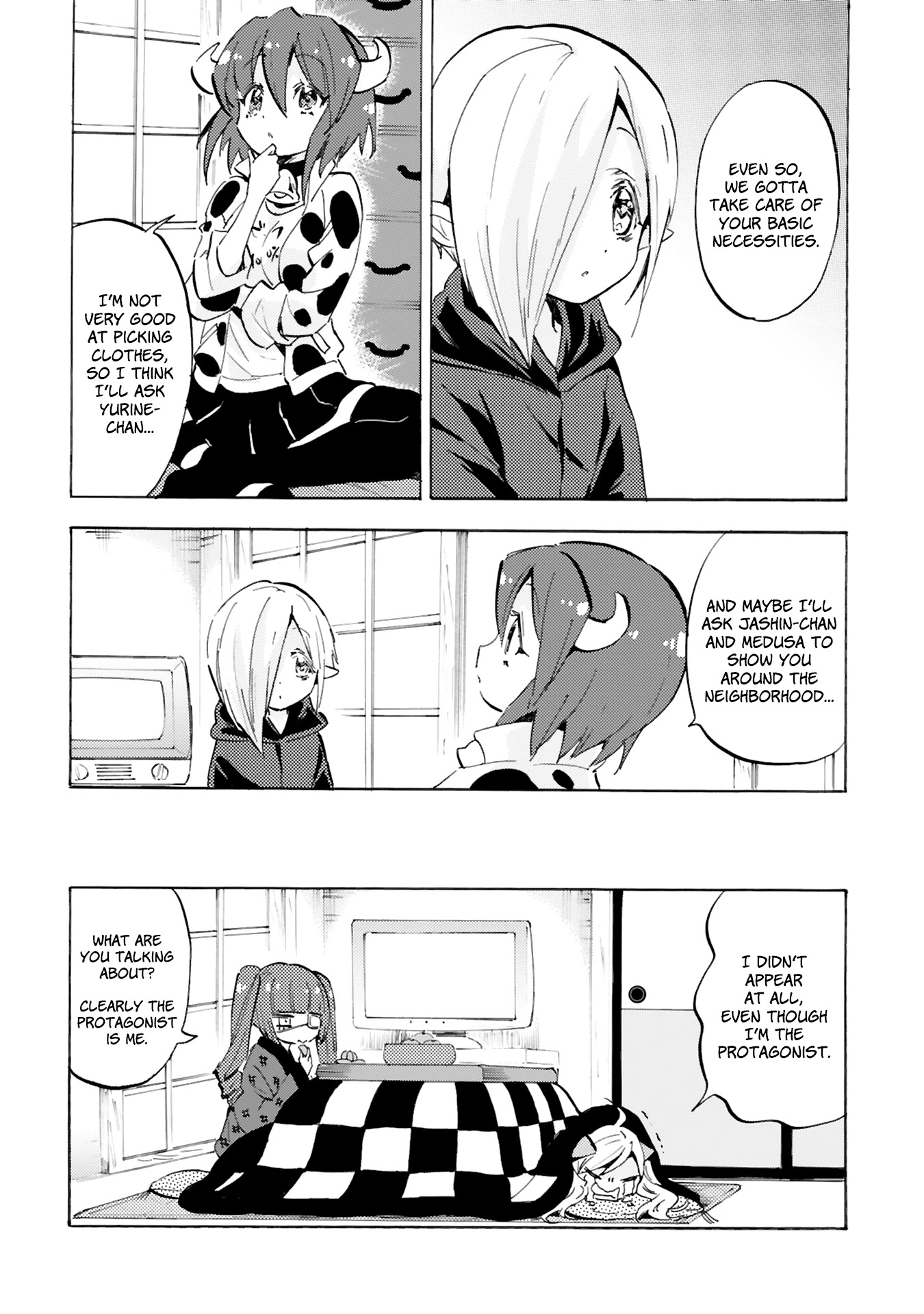 Jashin-chan Dropkick Chapter 90 page 10 - Chapter 90: New Friends