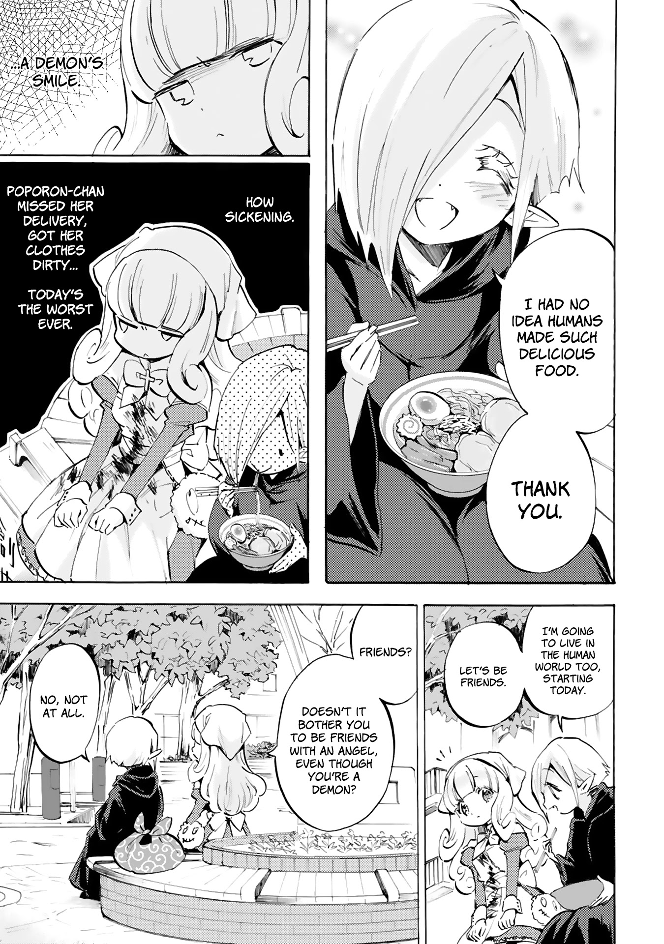 Jashin-chan Dropkick Chapter 90 page 5 - Chapter 90: New Friends