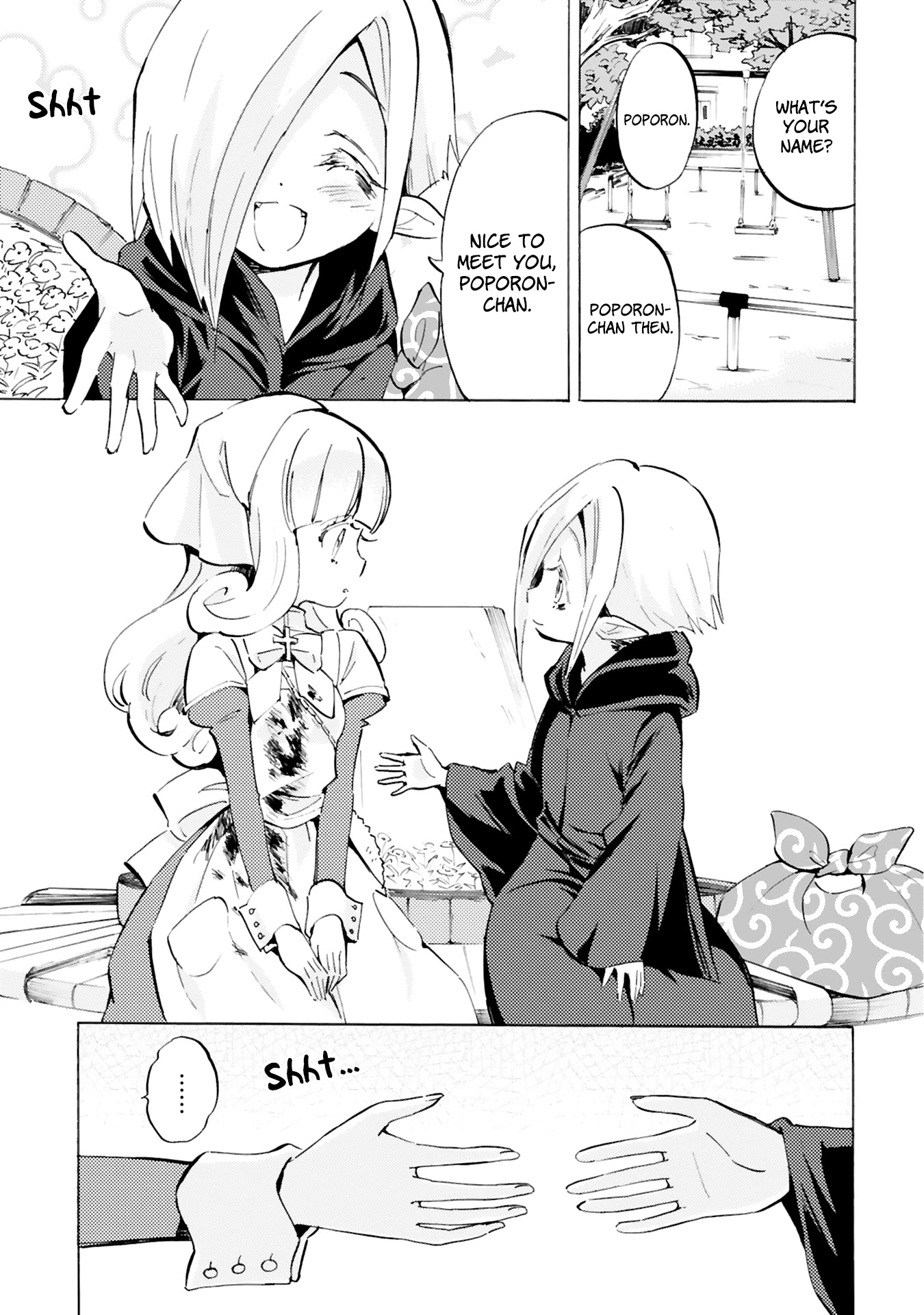 Jashin-chan Dropkick Chapter 90 page 7 - Chapter 90: New Friends