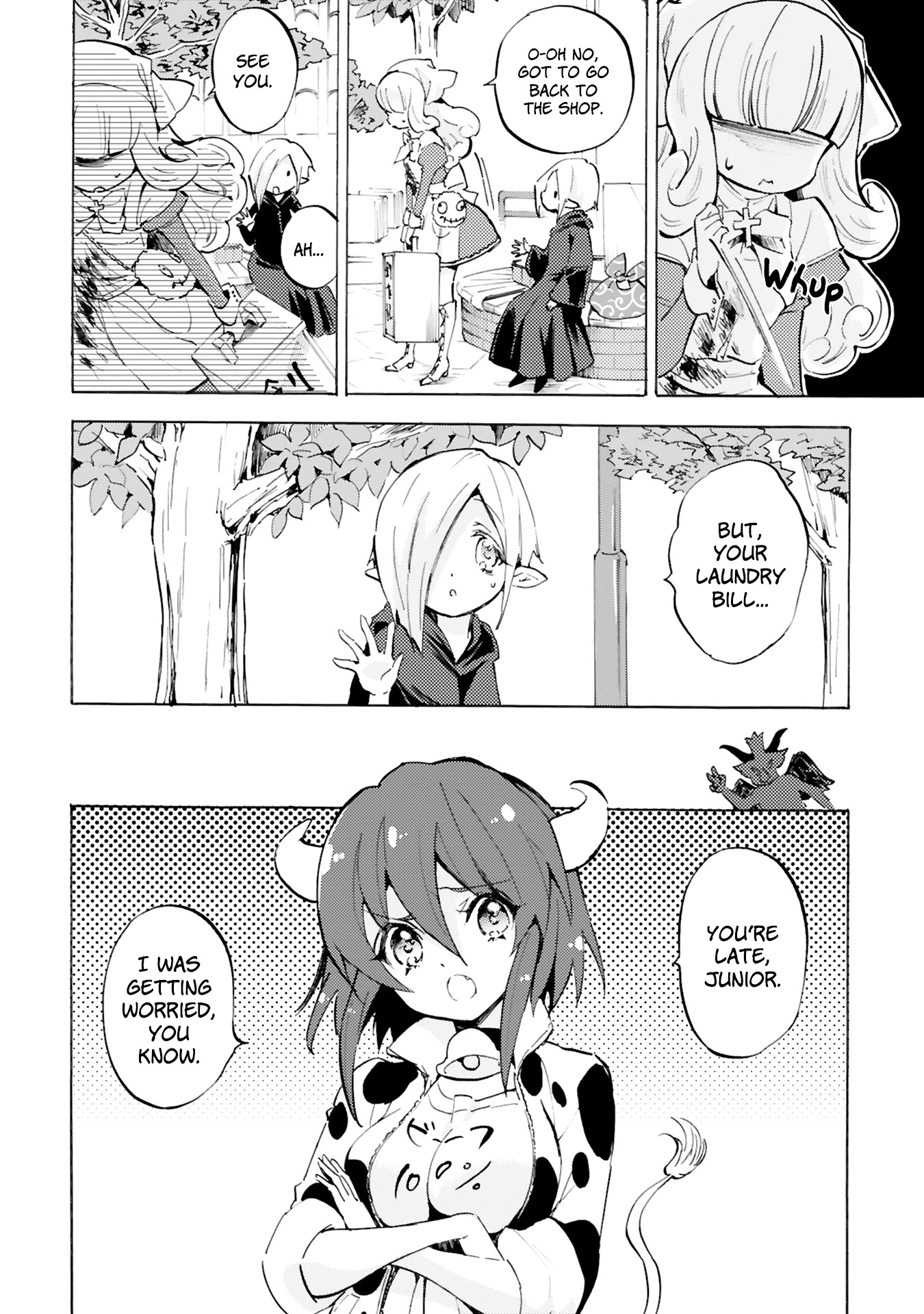 Jashin-chan Dropkick Chapter 90 page 8 - Chapter 90: New Friends