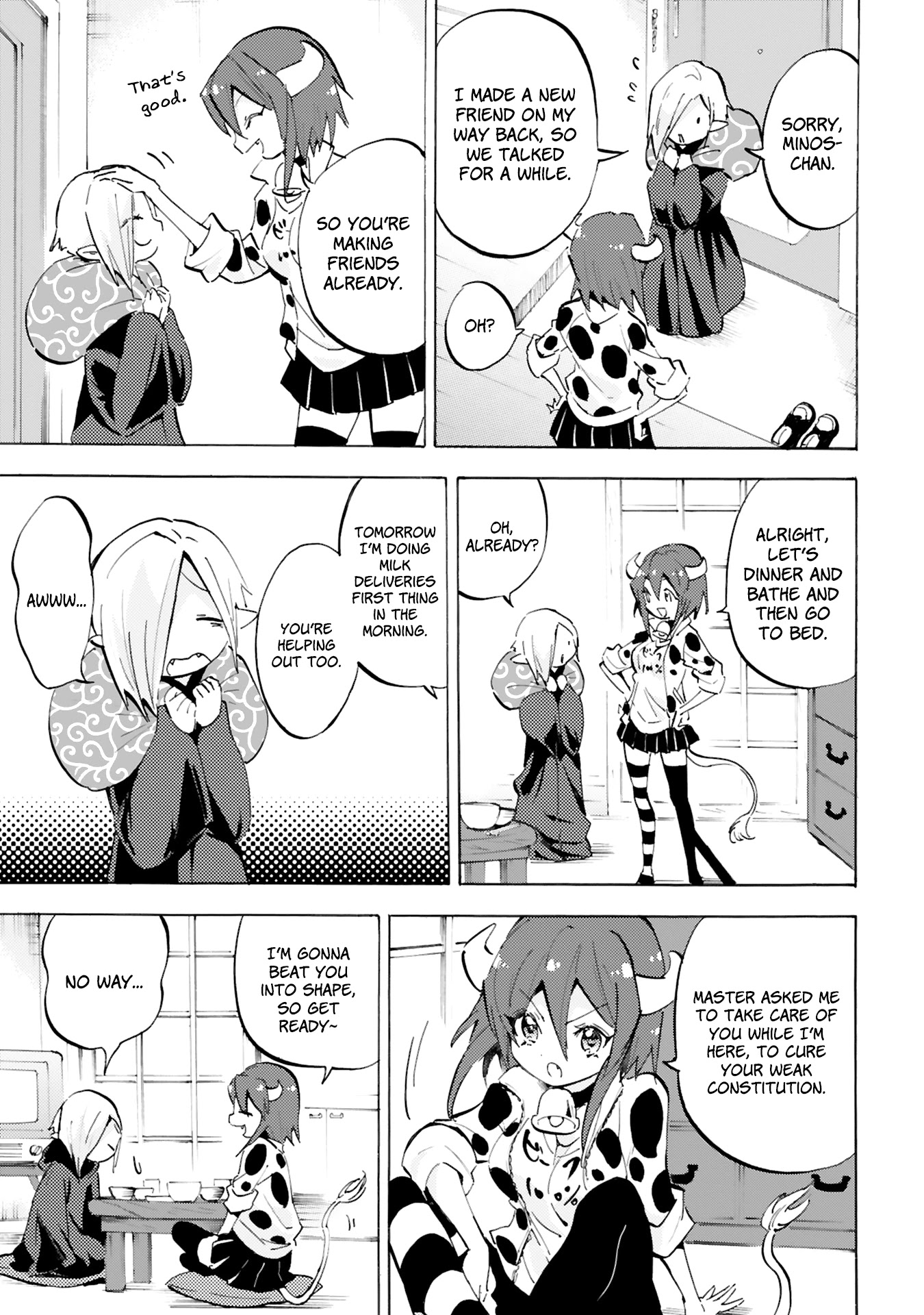 Jashin-chan Dropkick Chapter 90 page 9 - Chapter 90: New Friends