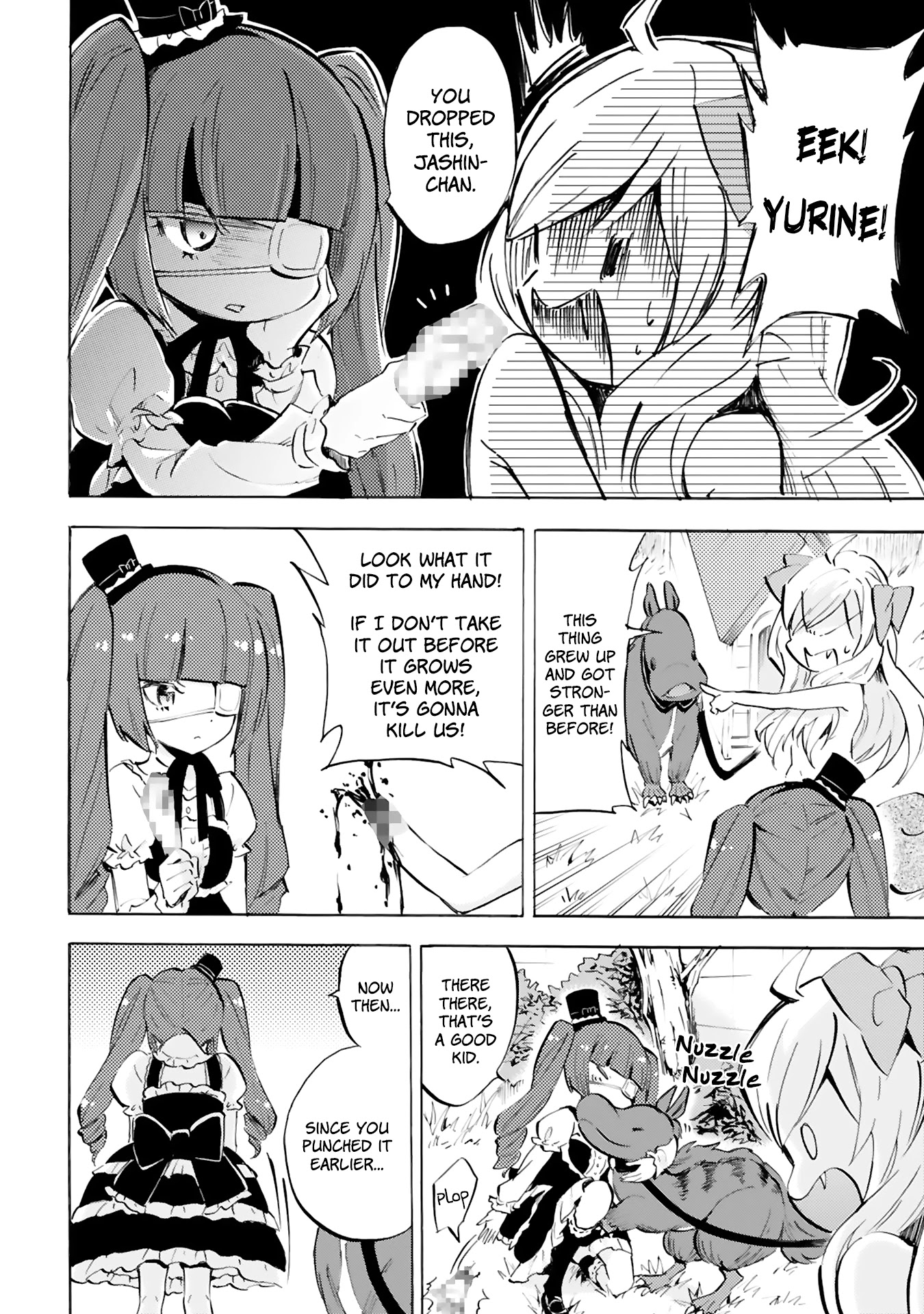 Jashin-chan Dropkick Chapter 91 page 8 - Chapter 91: I'll Punish You!