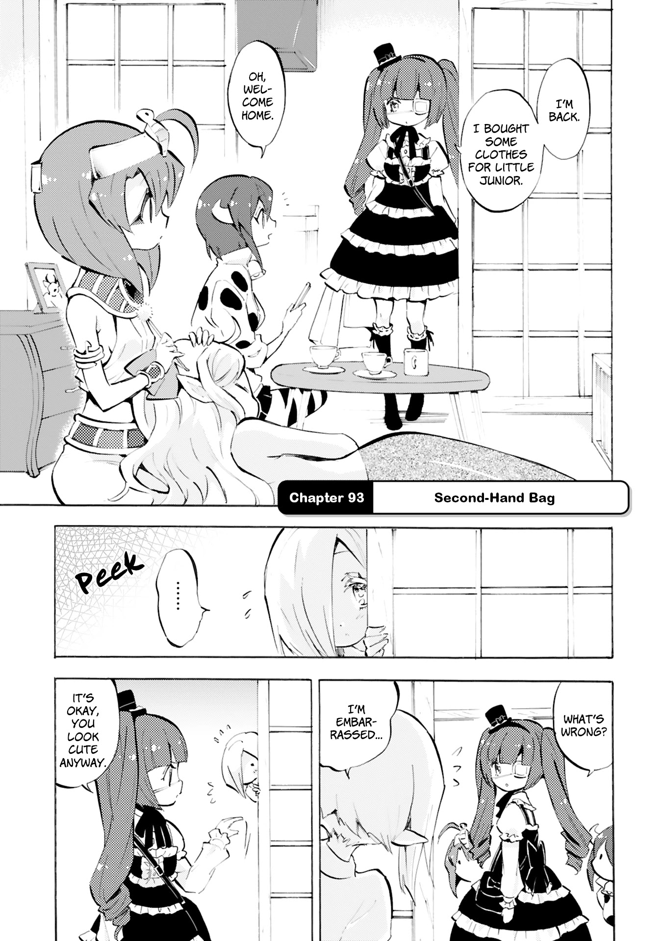 Jashin-chan Dropkick Chapter 93 page 1 - Chapter 93: Second-Hand Bag
