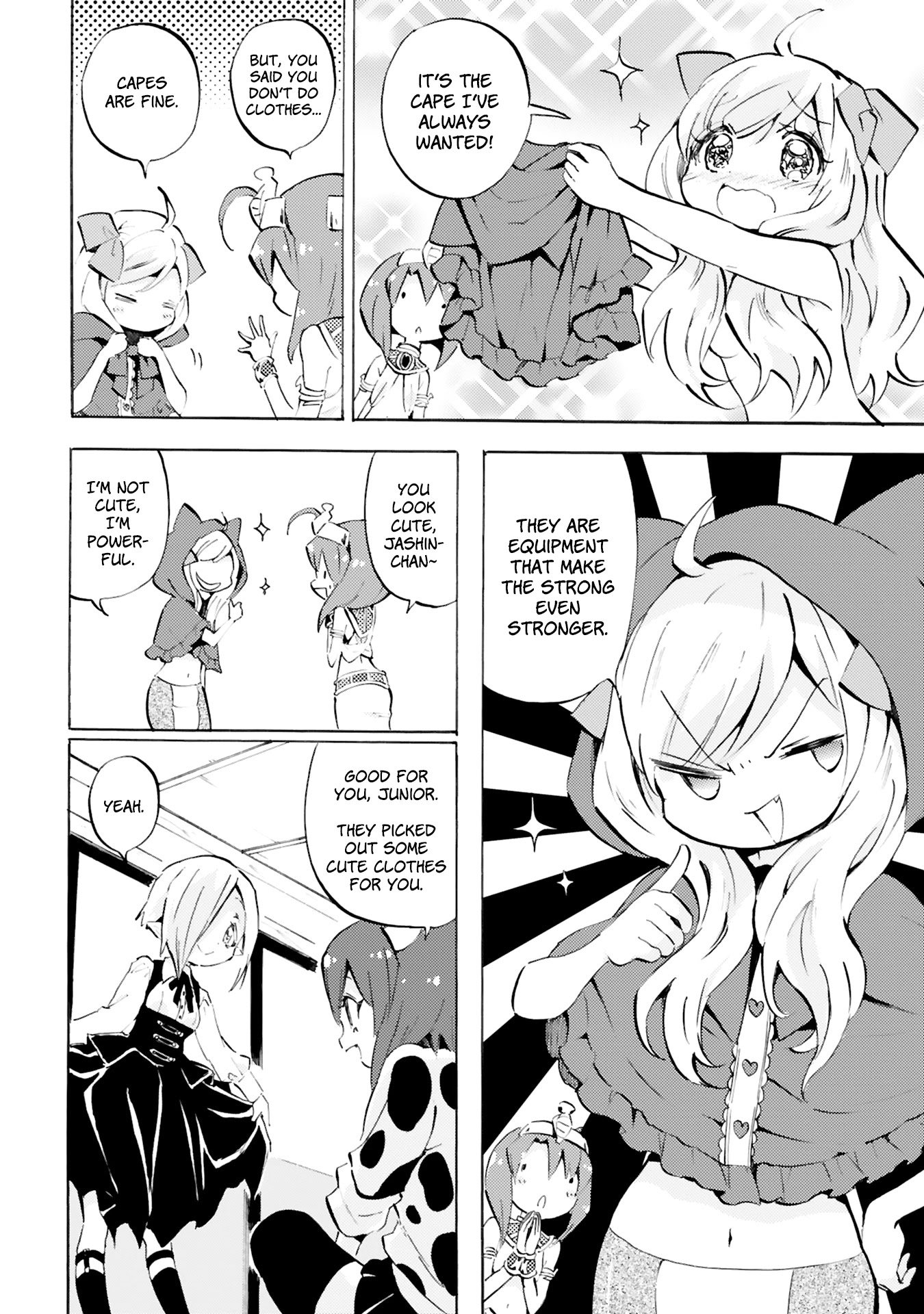 Jashin-chan Dropkick Chapter 93 page 4 - Chapter 93: Second-Hand Bag