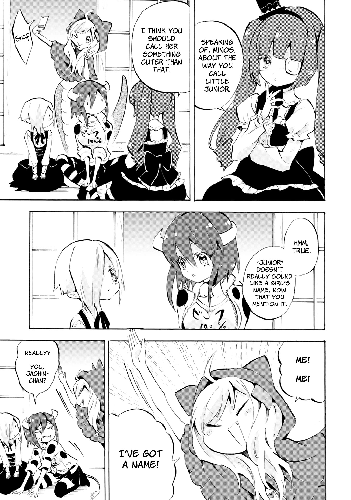 Jashin-chan Dropkick Chapter 93 page 5 - Chapter 93: Second-Hand Bag