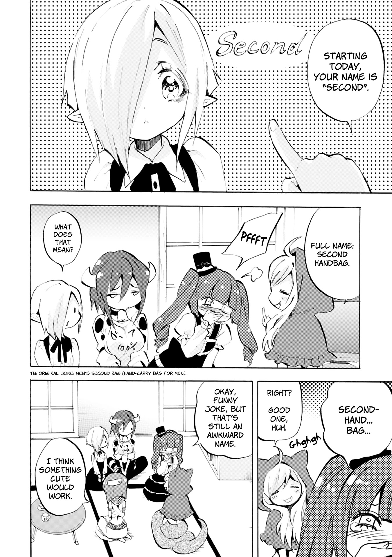 Jashin-chan Dropkick Chapter 93 page 6 - Chapter 93: Second-Hand Bag