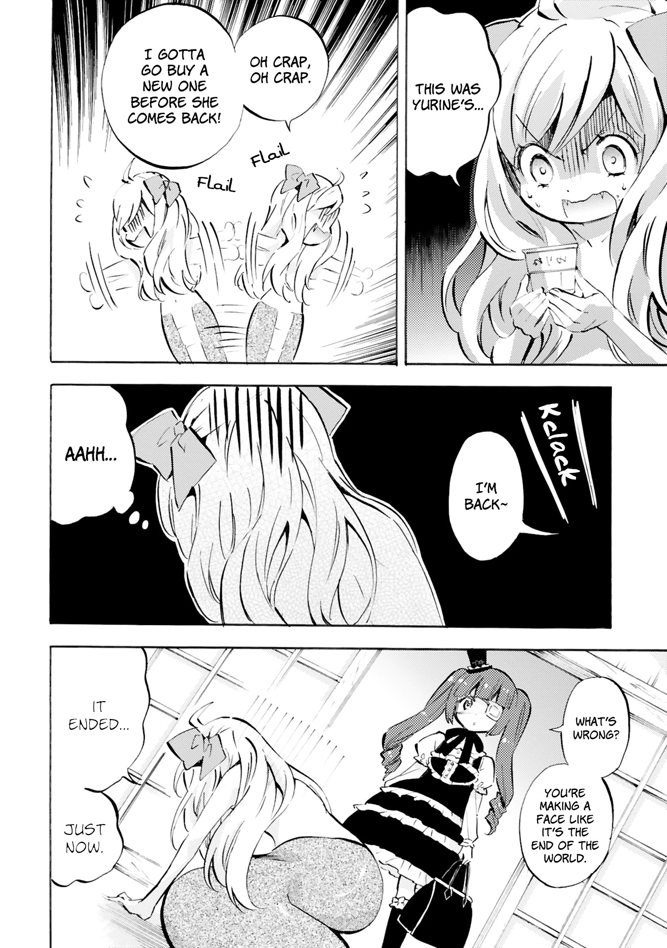 Jashin-chan Dropkick Chapter 94 page 4 - Chapter 94: Pudding Fits And An Iron Maiden