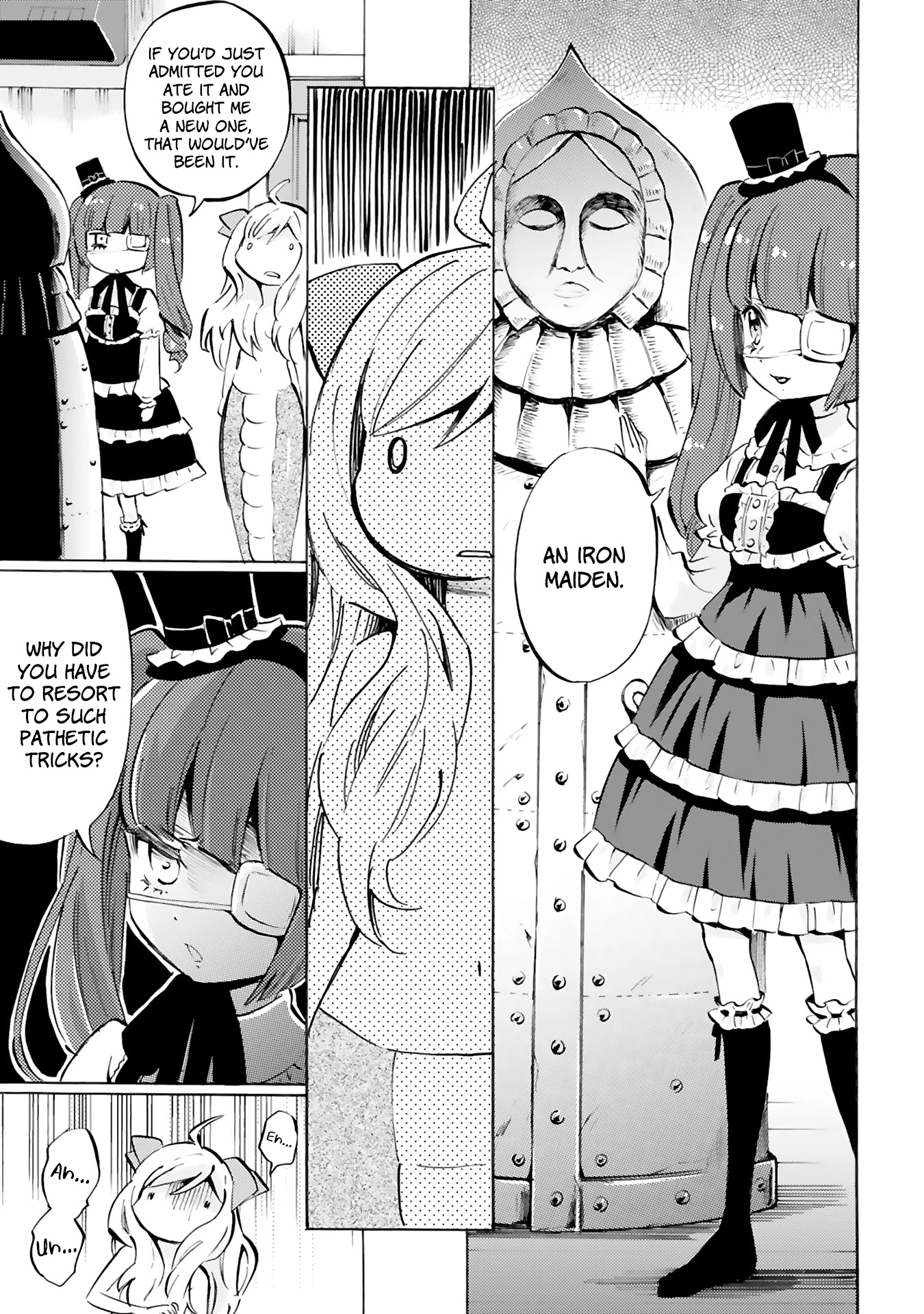 Jashin-chan Dropkick Chapter 94 page 9 - Chapter 94: Pudding Fits And An Iron Maiden