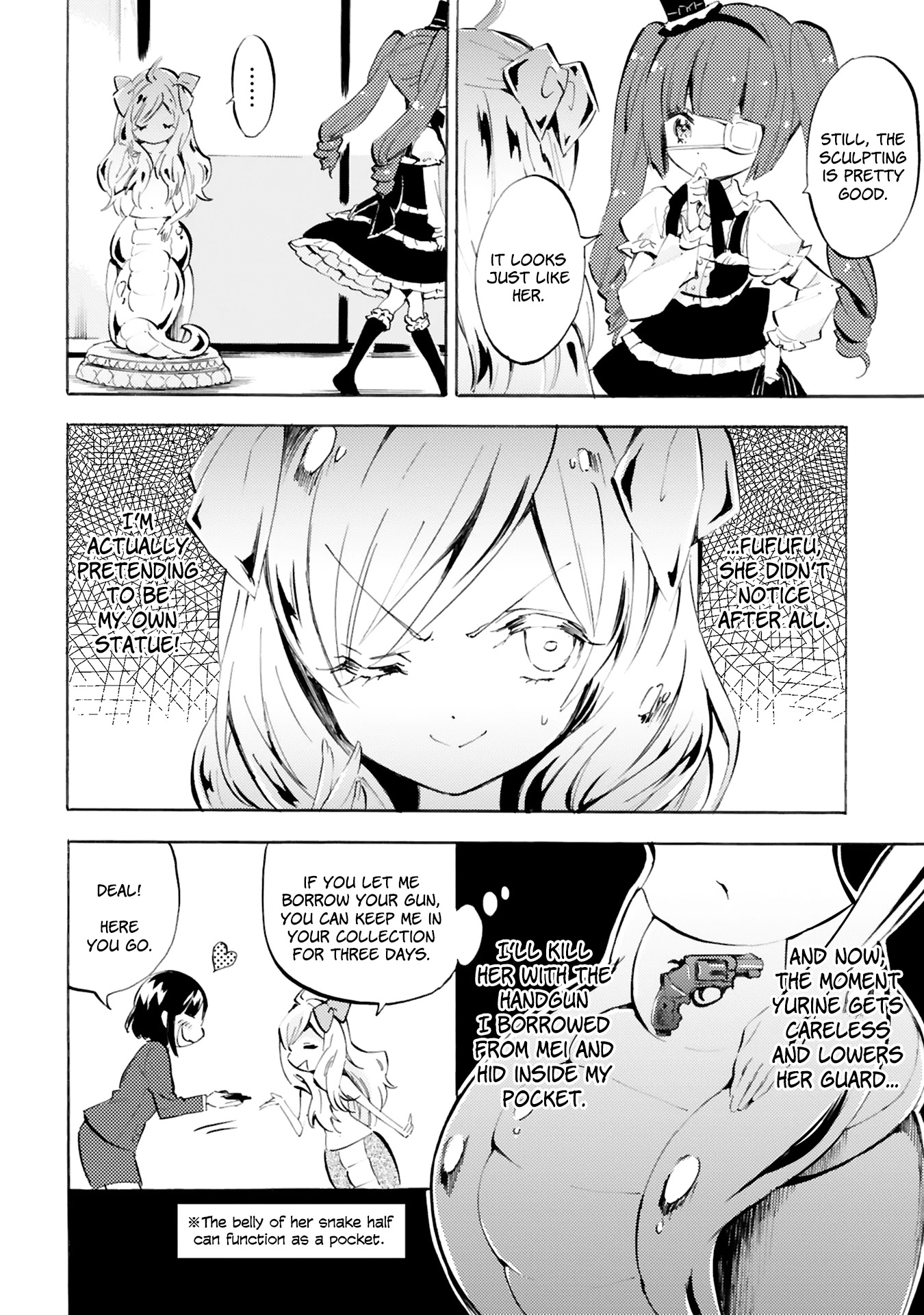 Jashin-chan Dropkick Chapter 95 page 2 - Chapter 95: Jashin-chan's Statue