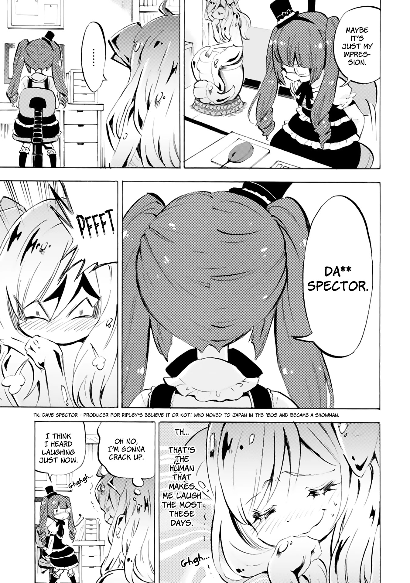 Jashin-chan Dropkick Chapter 95 page 5 - Chapter 95: Jashin-chan's Statue