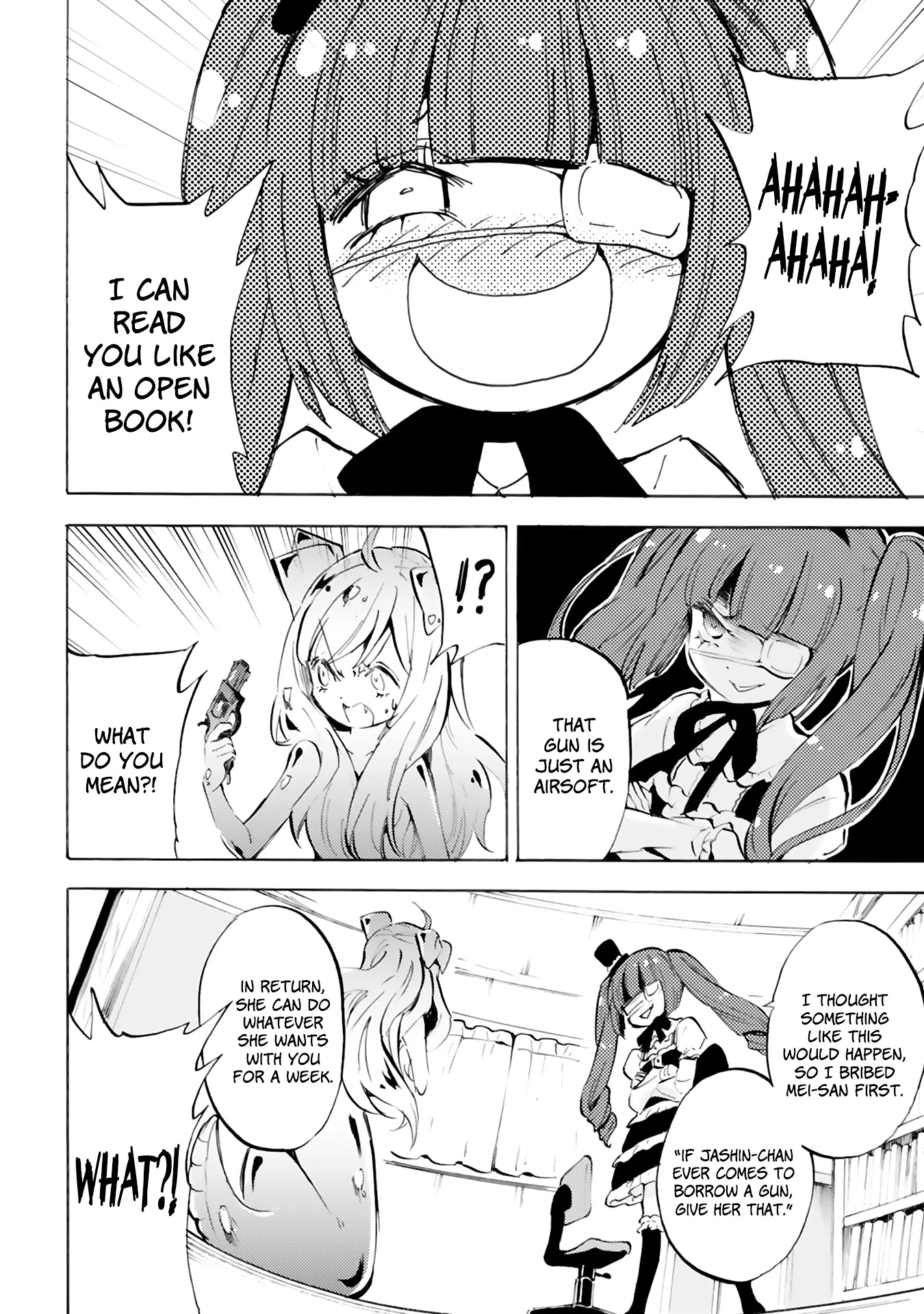 Jashin-chan Dropkick Chapter 95 page 8 - Chapter 95: Jashin-chan's Statue