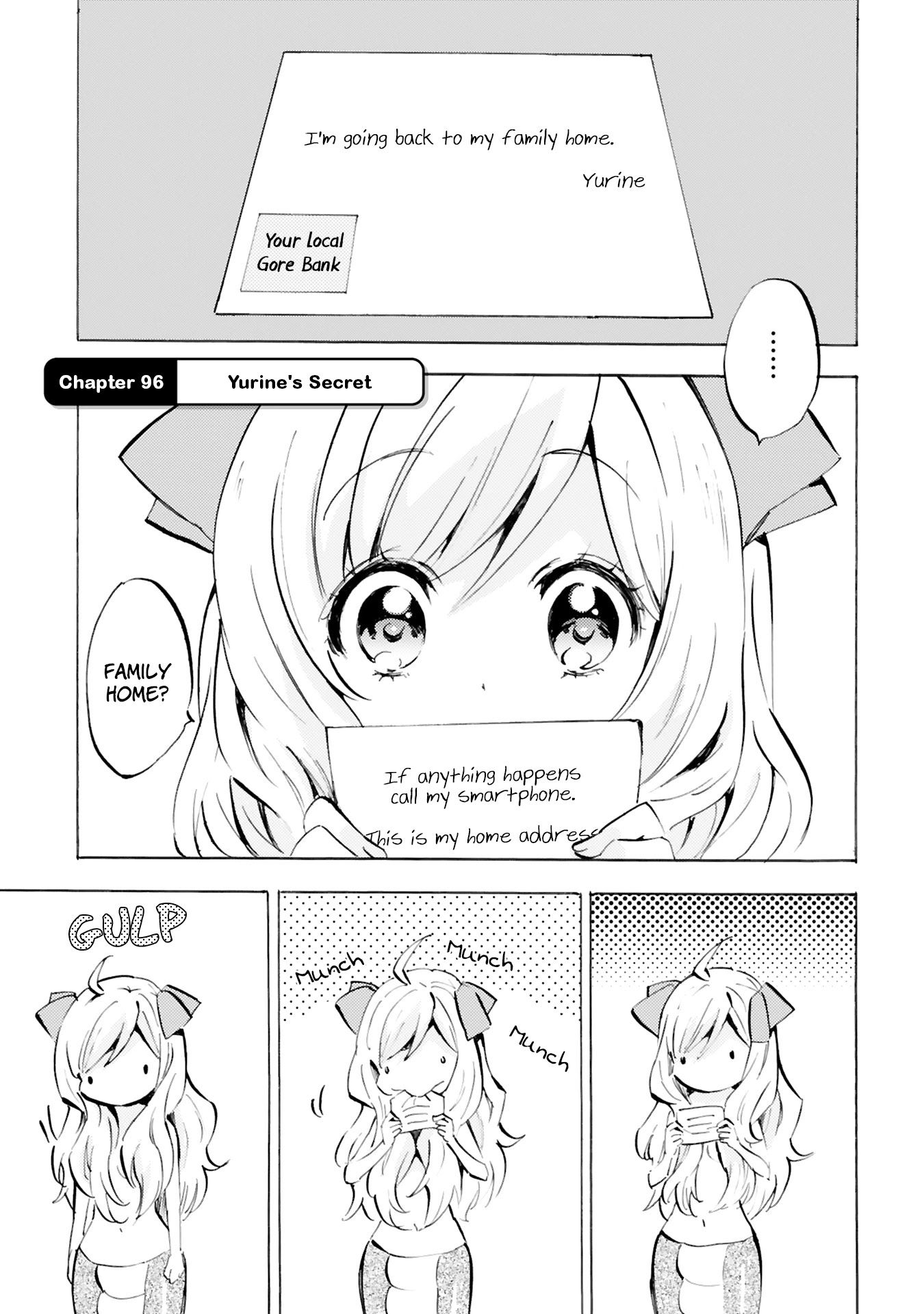 Jashin-chan Dropkick Chapter 96 page 1 - Chapter 96: Yurine's Secret