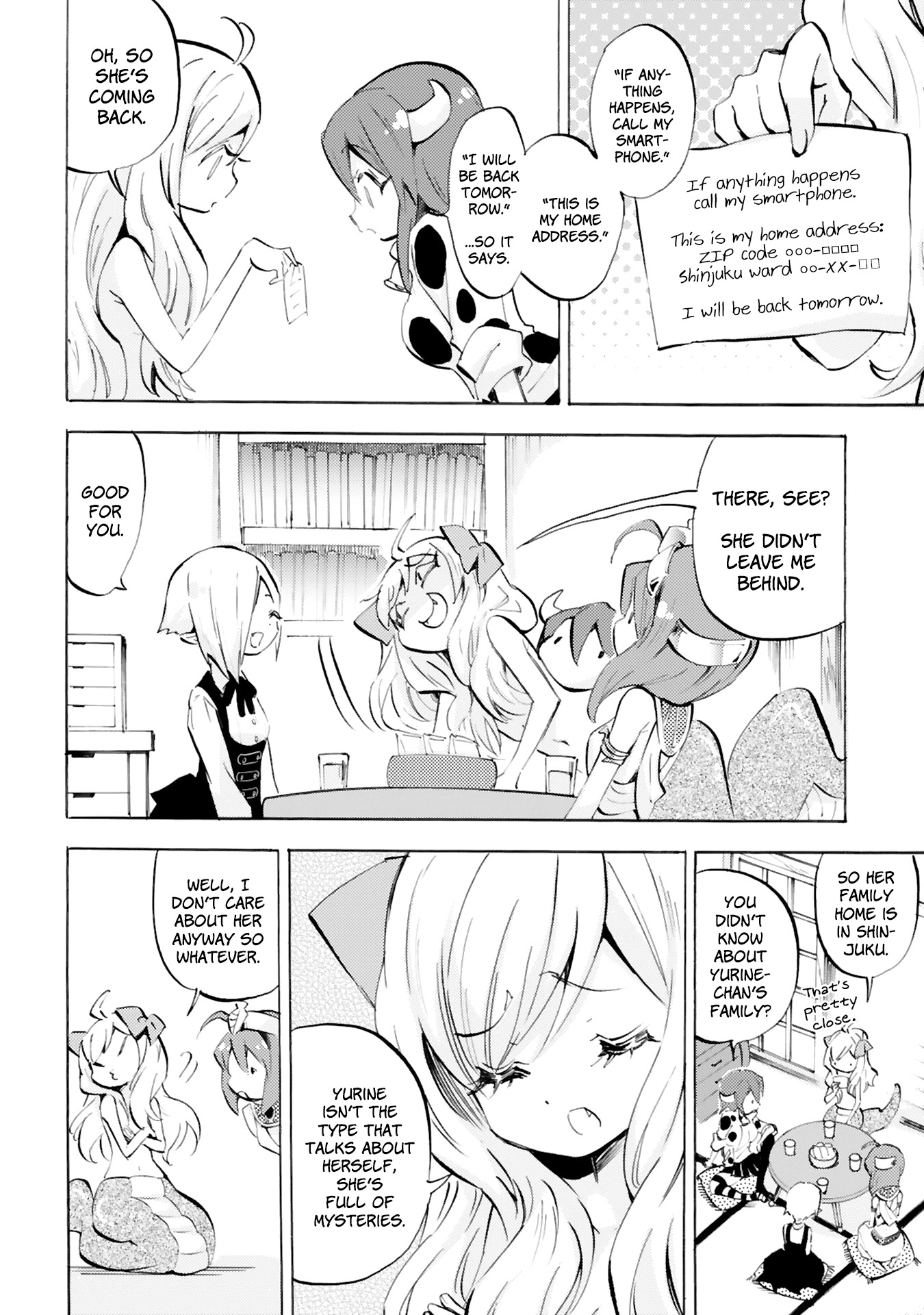 Jashin-chan Dropkick Chapter 96 page 4 - Chapter 96: Yurine's Secret