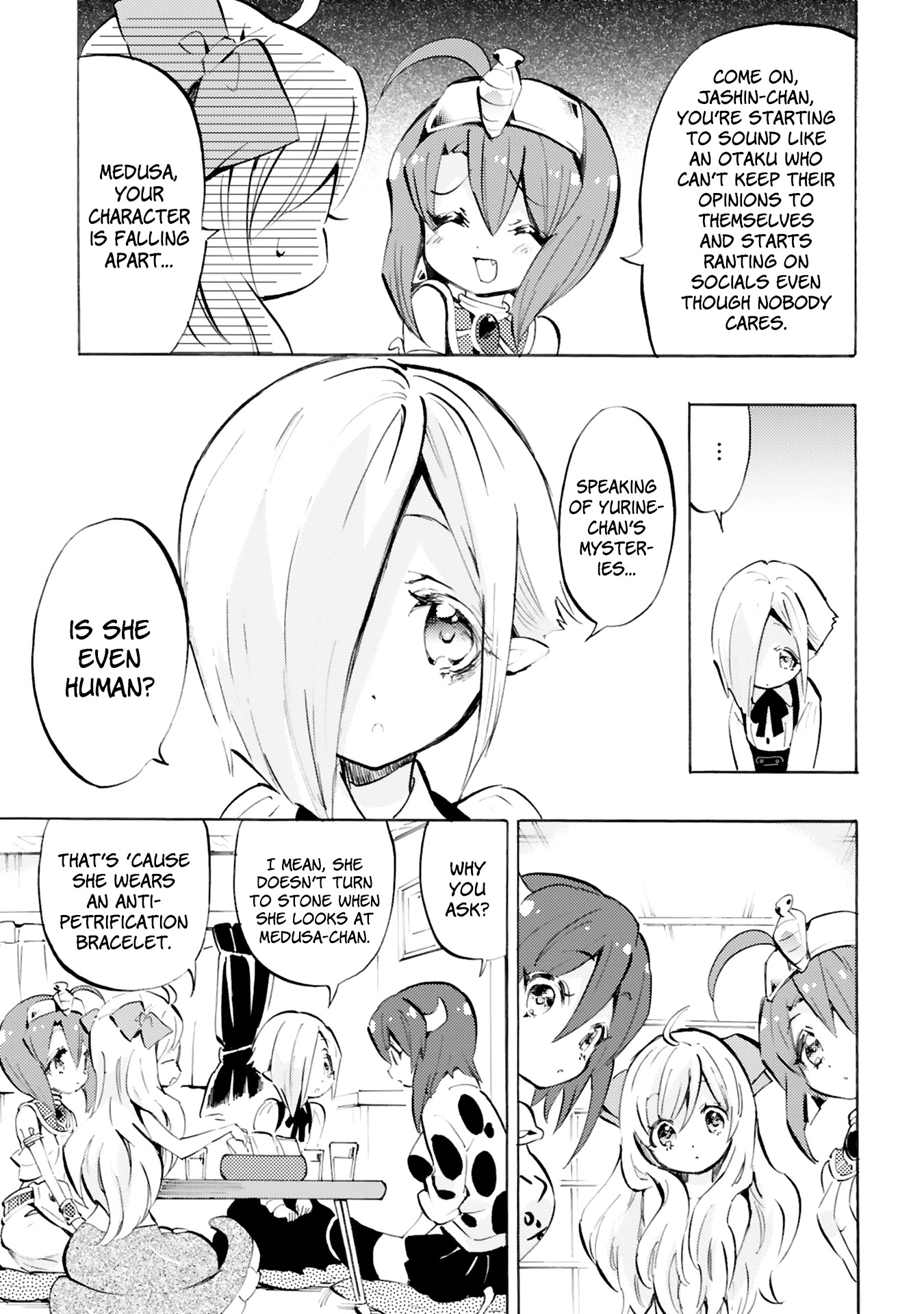 Jashin-chan Dropkick Chapter 96 page 5 - Chapter 96: Yurine's Secret