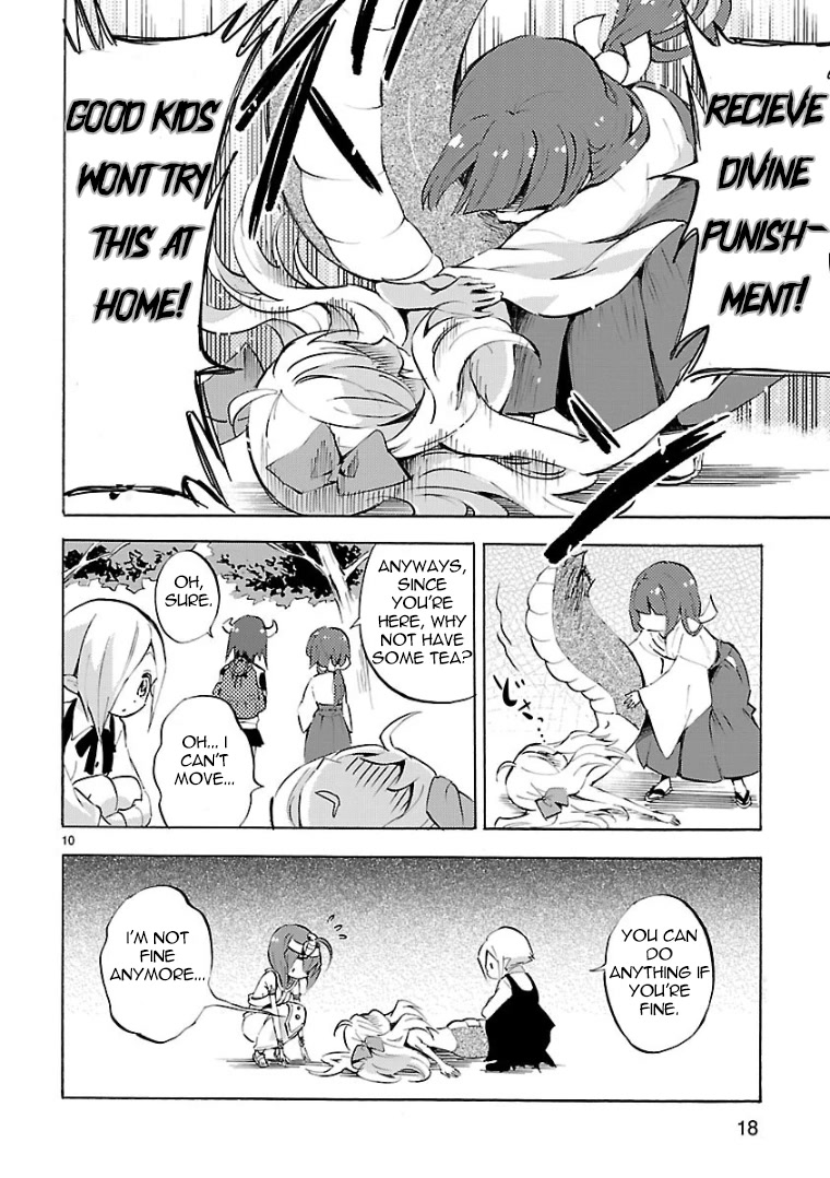 Jashin-chan Dropkick Chapter 97 page 10 - Chapter 97: You can do anything if you're fine!