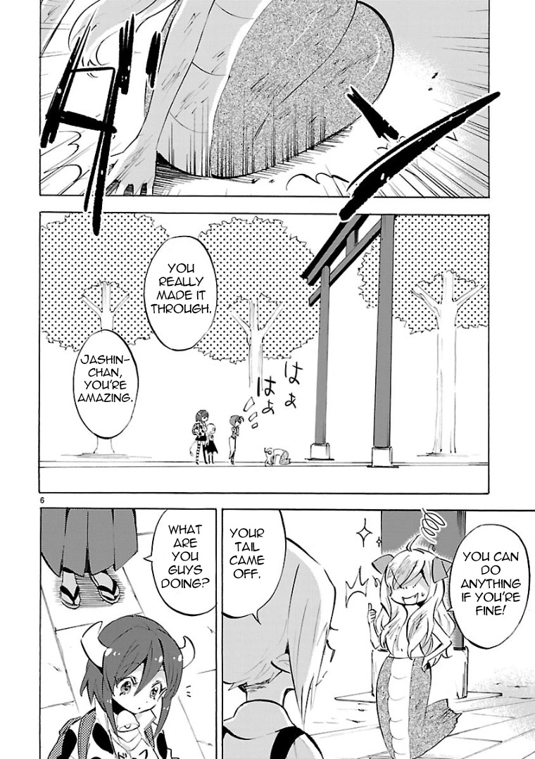 Jashin-chan Dropkick Chapter 97 page 6 - Chapter 97: You can do anything if you're fine!