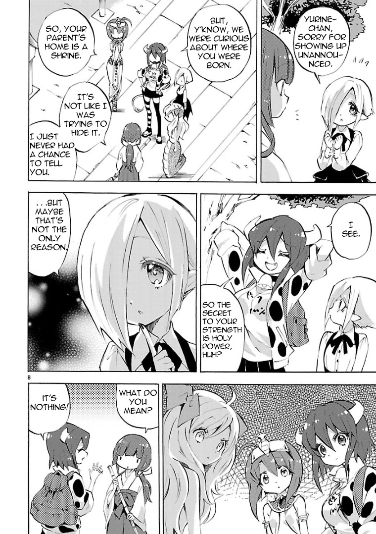 Jashin-chan Dropkick Chapter 97 page 8 - Chapter 97: You can do anything if you're fine!