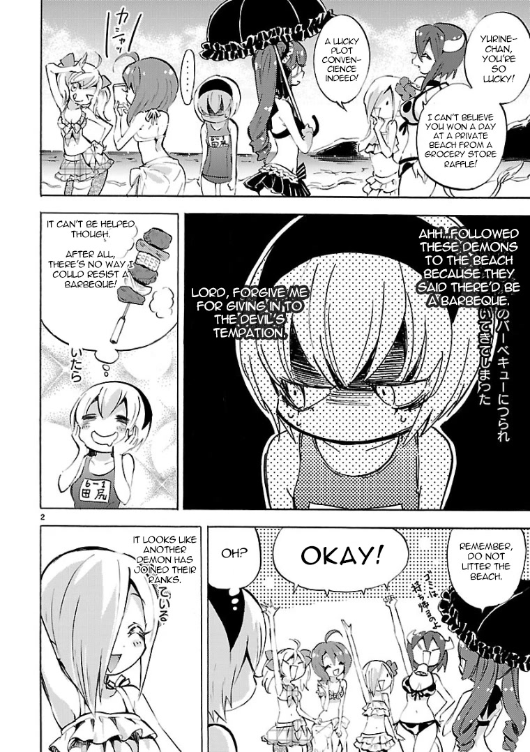Jashin-chan Dropkick Chapter 99 page 2 - Chapter 99: Swimming and Kraken