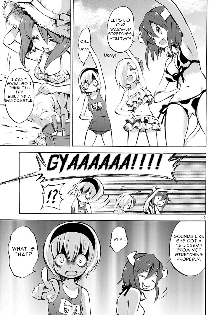 Jashin-chan Dropkick Chapter 99 page 5 - Chapter 99: Swimming and Kraken