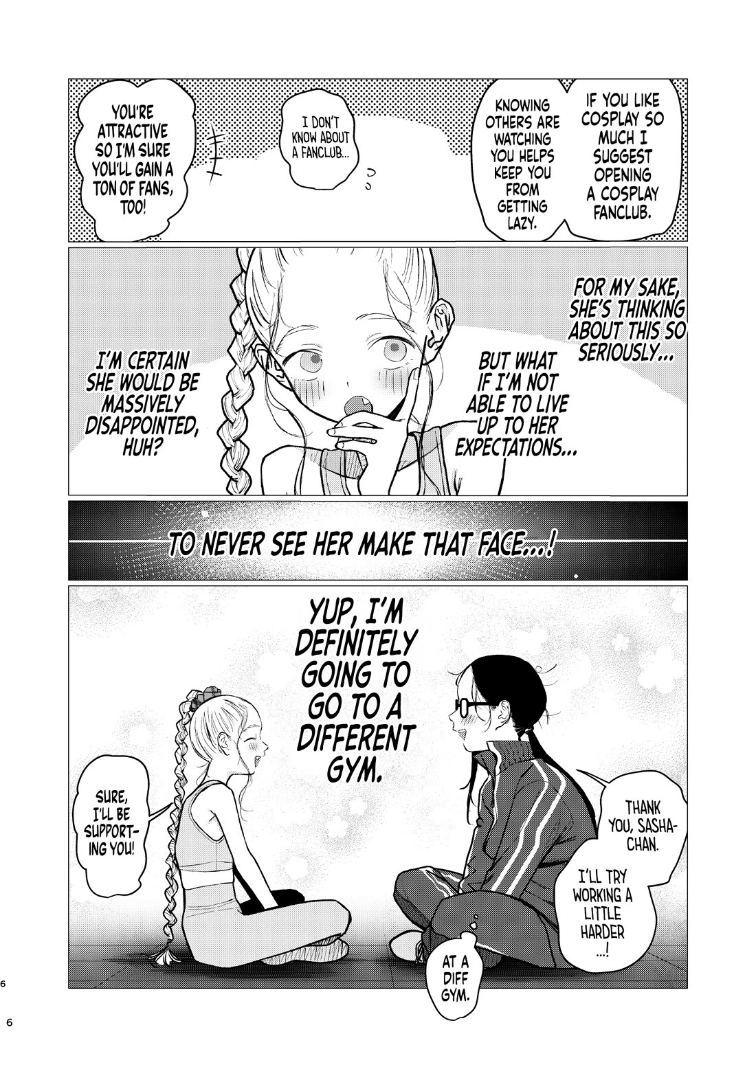 JC Sasha and Her Otaku Classmate Chapter 104 page 6 - Chapter 104: Habit of Working out