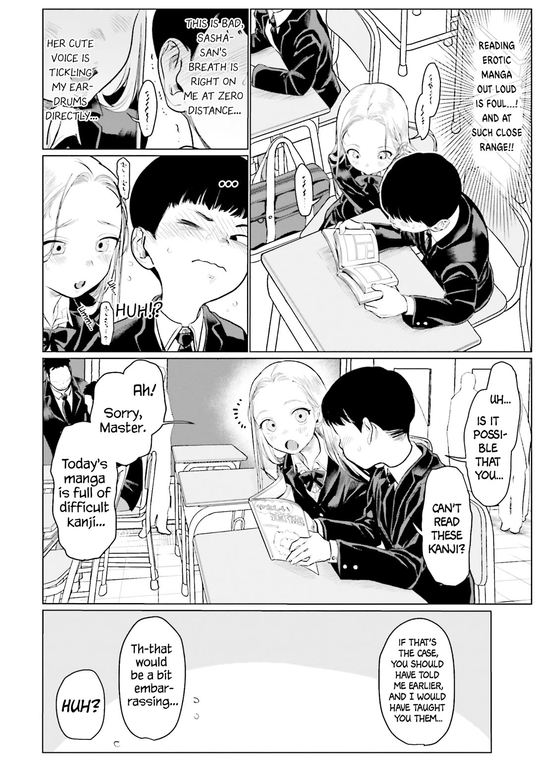 JC Sasha and Her Otaku Classmate Chapter 12 page 2 - Chapter 12: A Lesson in Kanji