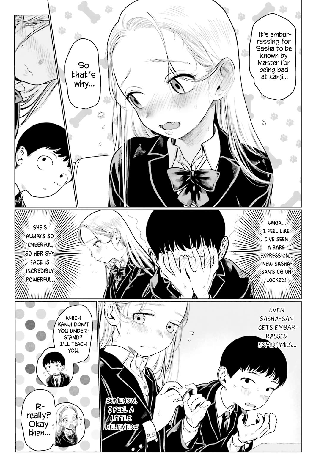 JC Sasha and Her Otaku Classmate Chapter 12 page 3 - Chapter 12: A Lesson in Kanji