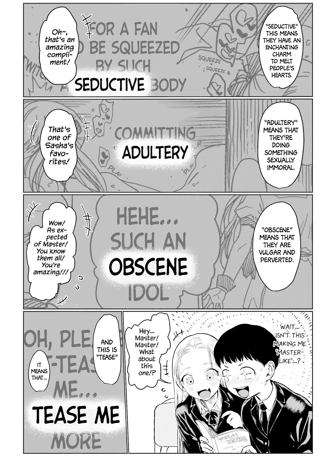 JC Sasha and Her Otaku Classmate Chapter 12 page 4 - Chapter 12: A Lesson in Kanji