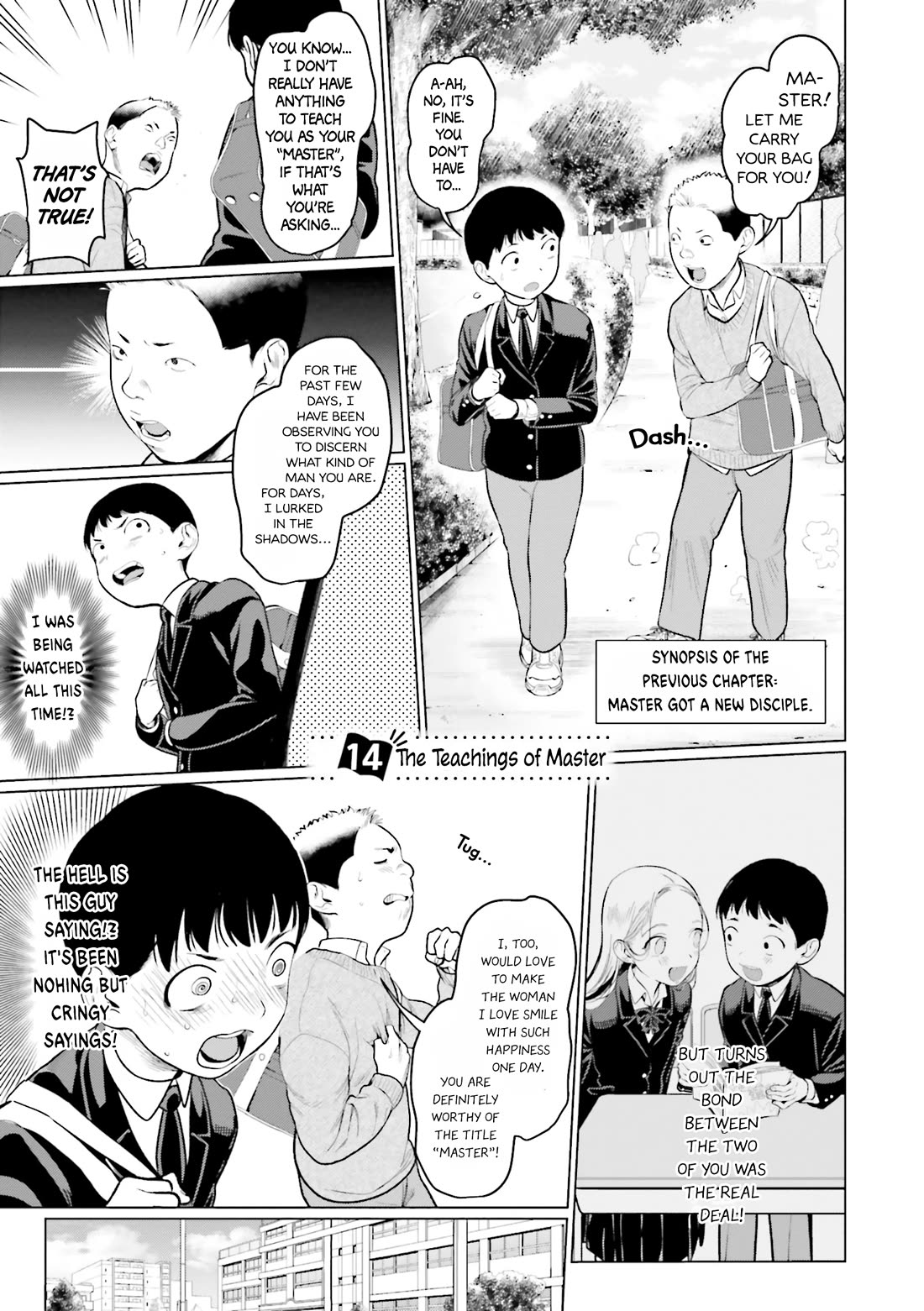 JC Sasha and Her Otaku Classmate Chapter 14 page 1 - Chapter 14: The Teachings of Master