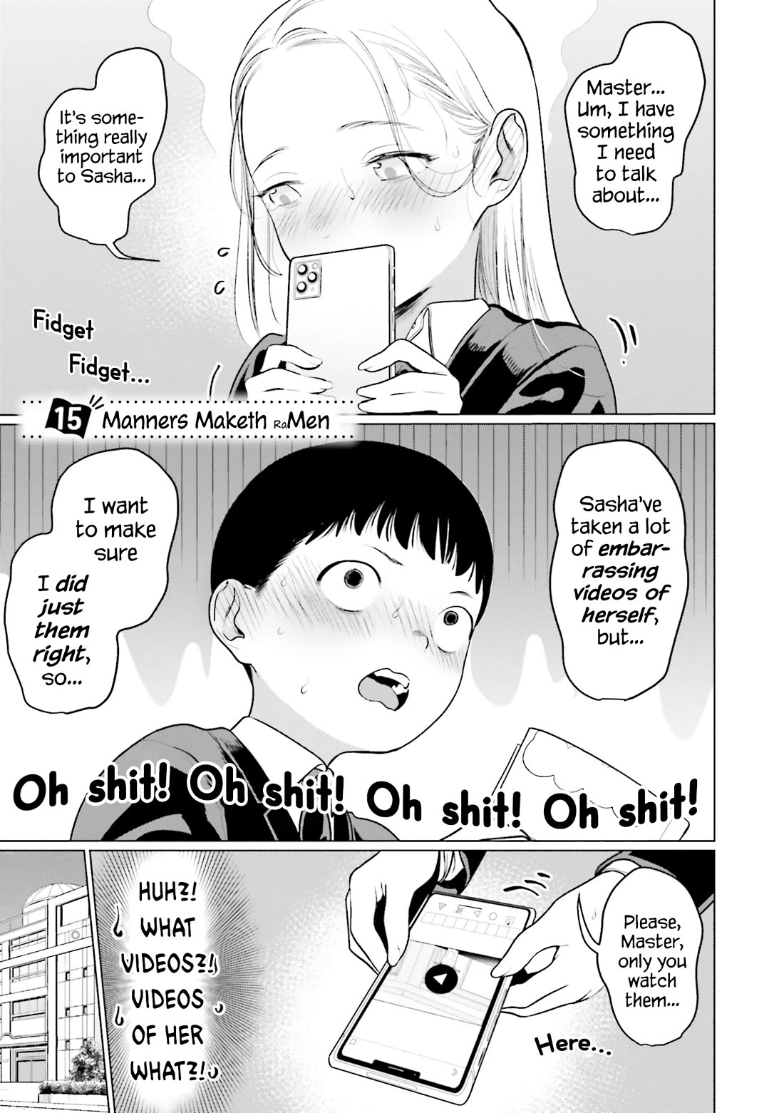 JC Sasha and Her Otaku Classmate Chapter 15 page 1 - Chapter 15: Manners Maketh Ramen