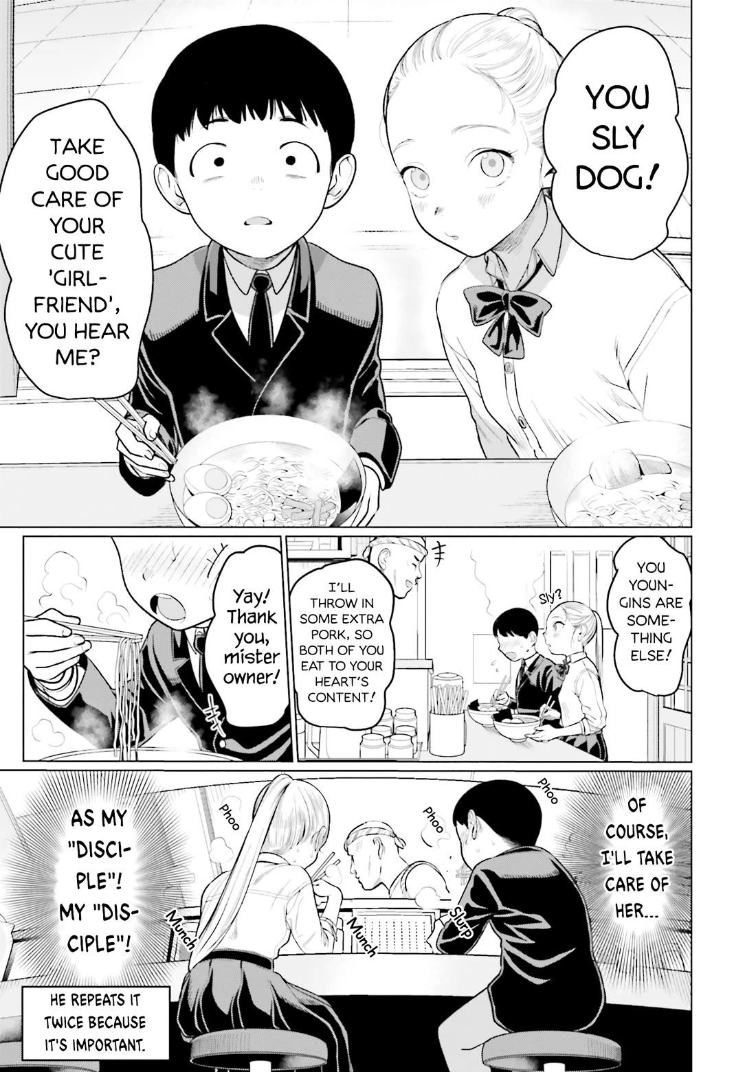 JC Sasha and Her Otaku Classmate Chapter 15 page 13 - Chapter 15: Manners Maketh Ramen