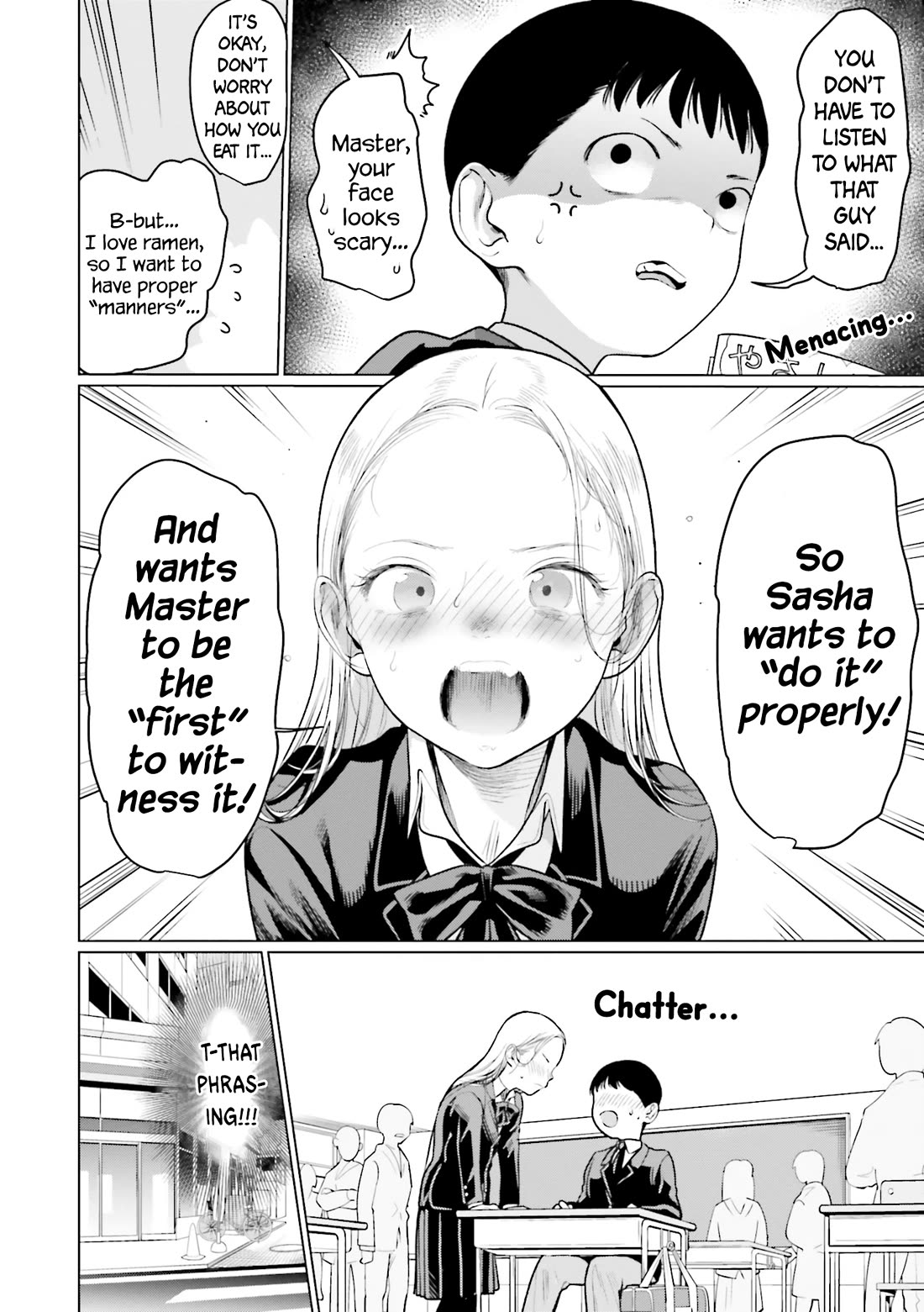 JC Sasha and Her Otaku Classmate Chapter 15 page 4 - Chapter 15: Manners Maketh Ramen