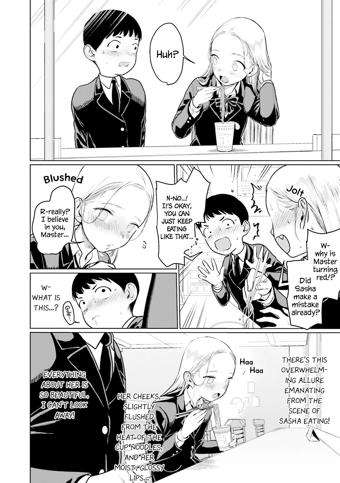 JC Sasha and Her Otaku Classmate Chapter 15 page 6 - Chapter 15: Manners Maketh Ramen