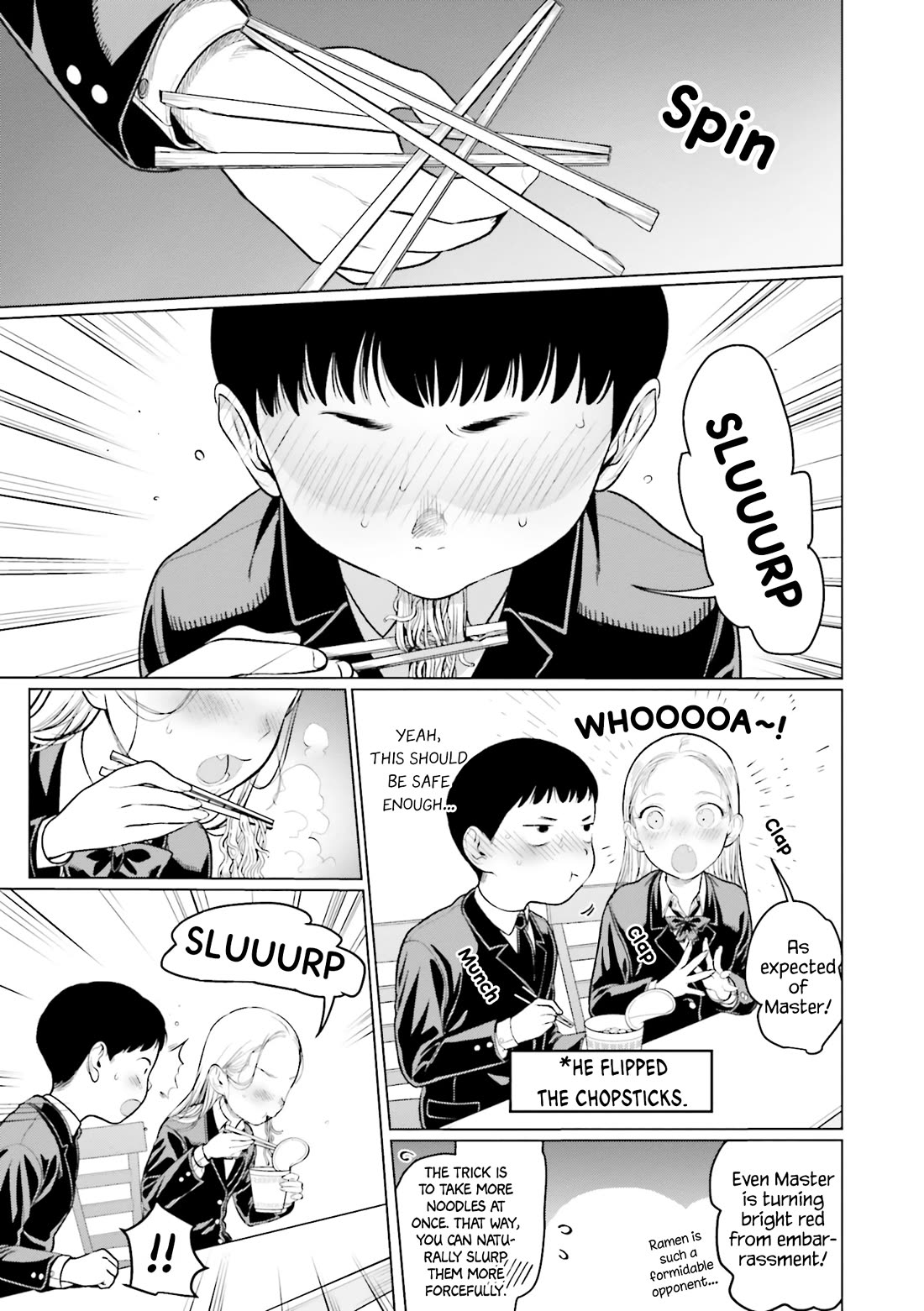 JC Sasha and Her Otaku Classmate Chapter 15 page 9 - Chapter 15: Manners Maketh Ramen