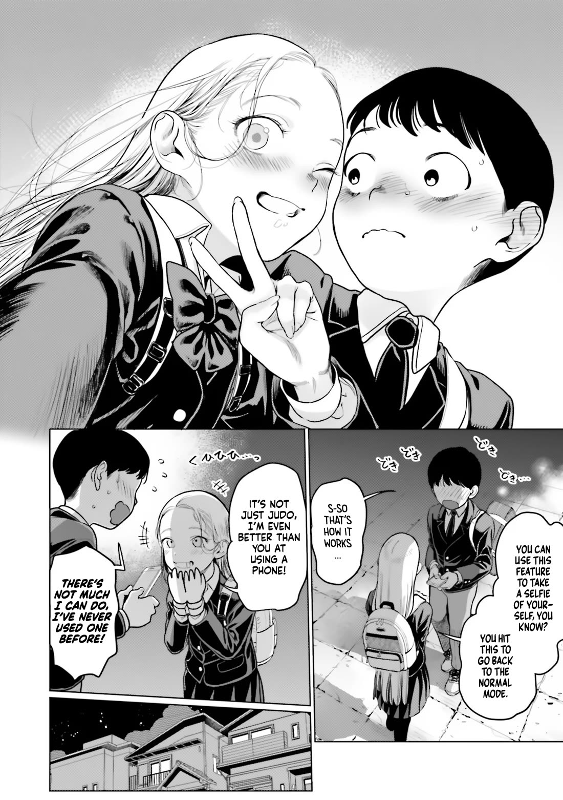 JC Sasha and Her Otaku Classmate Chapter 20.5 page 2 - Chapter 20.5: Exchanging LIME Info